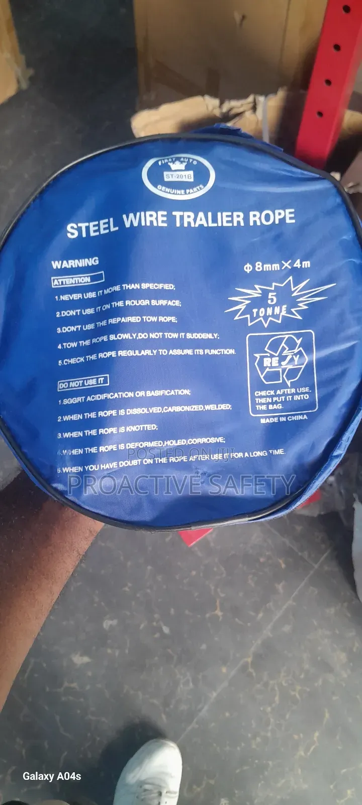 Steel Wire Trailer Rope