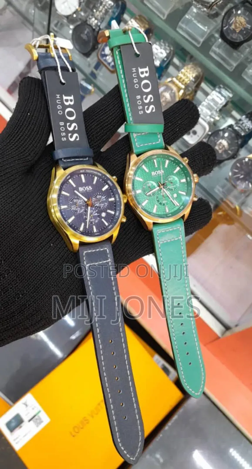 Hugo Boss Chrono Leather Watches