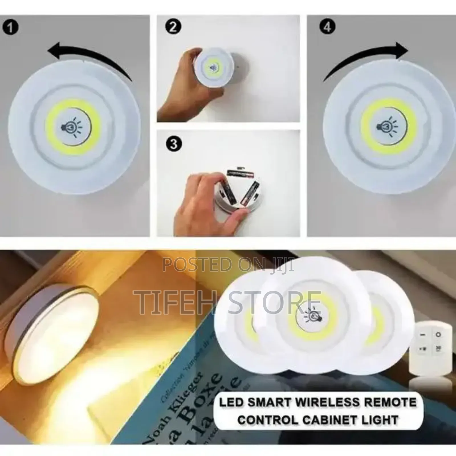 Wireless Cabinet Light With Remote