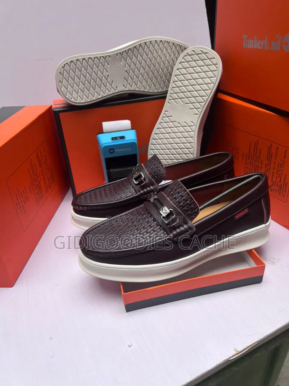 Armani Loafers Black/Brown