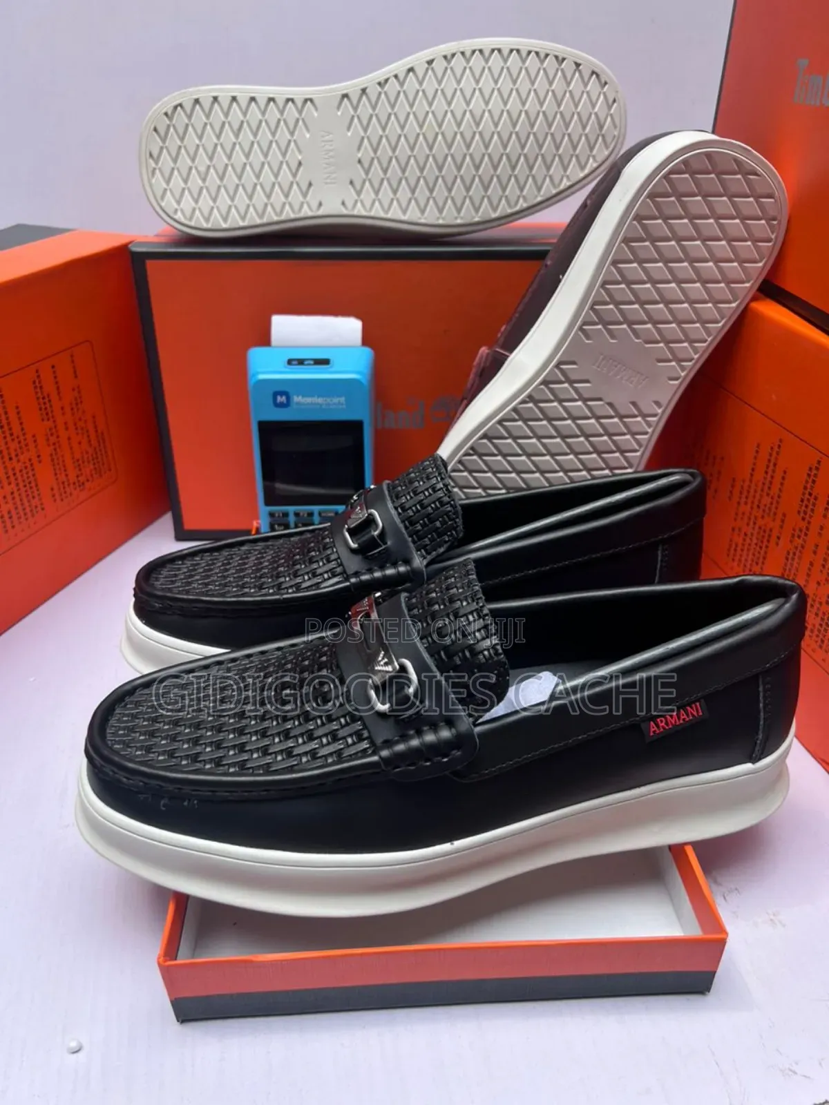 Armani Loafers Black/Brown