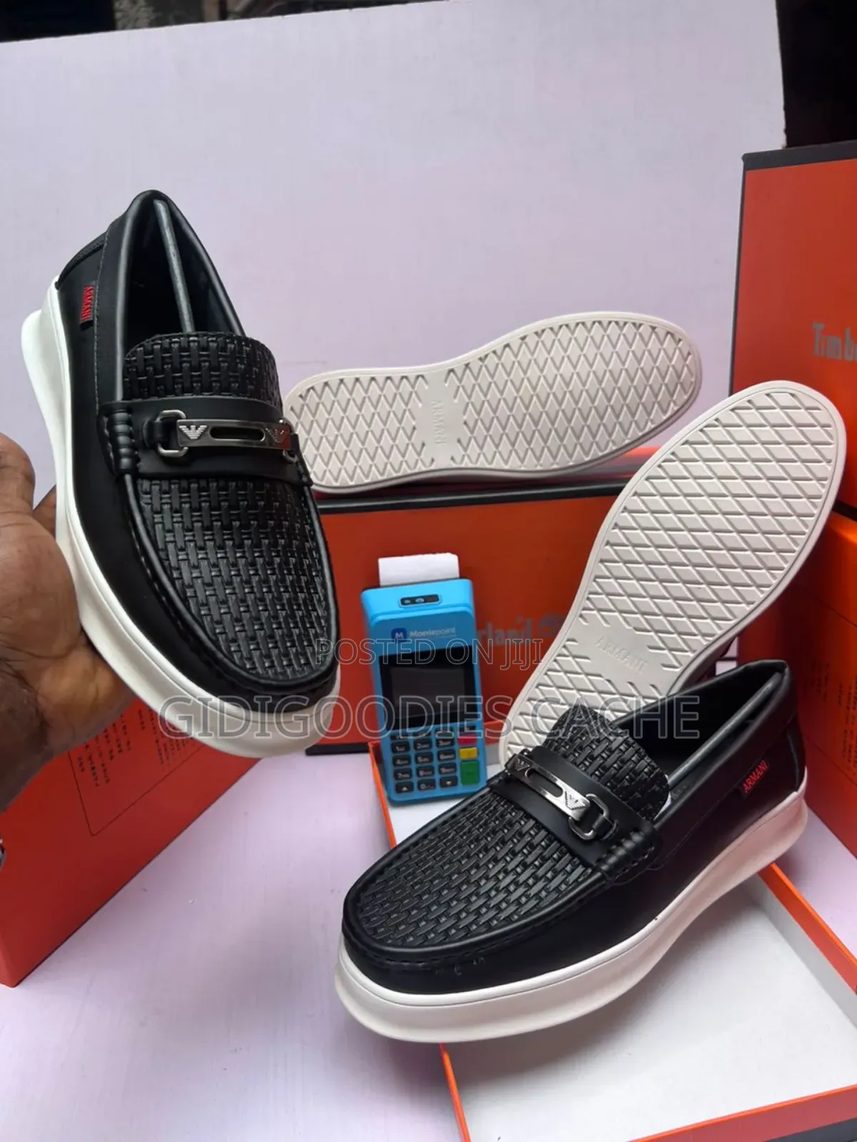 Armani Loafers Black/Brown