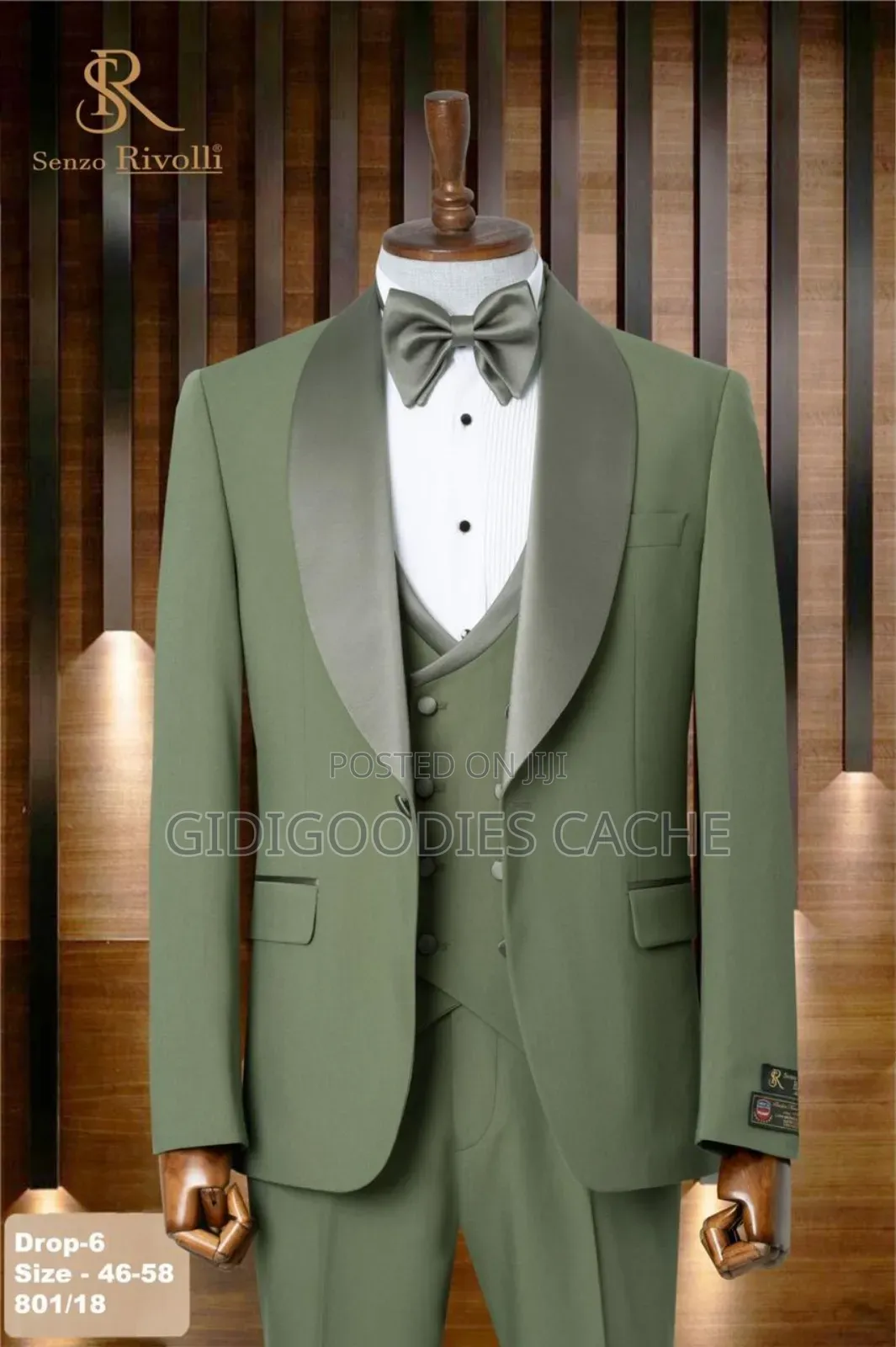 Senzo Rivolli Three Piece Suit