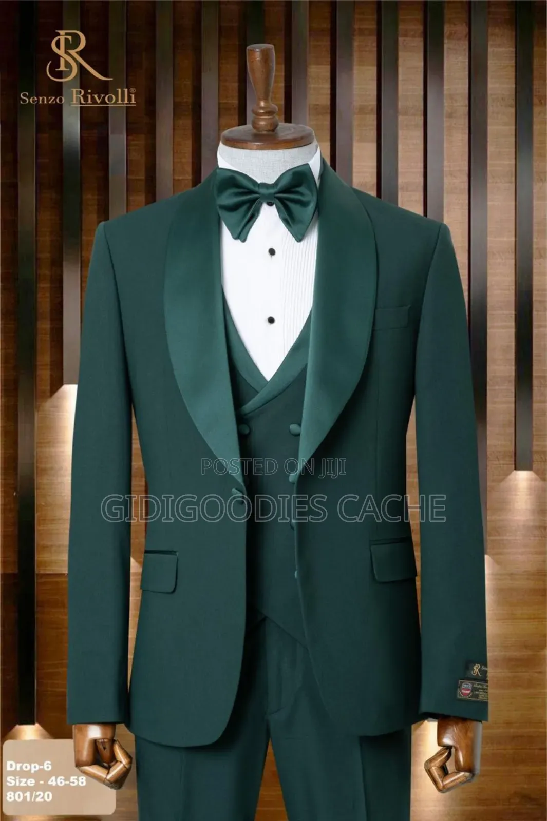 Senzo Rivolli Three Piece Suit