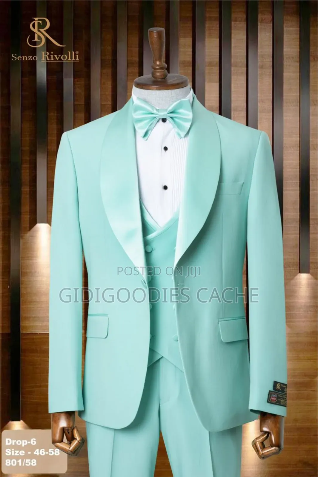 Senzo Rivolli Three Piece Suit