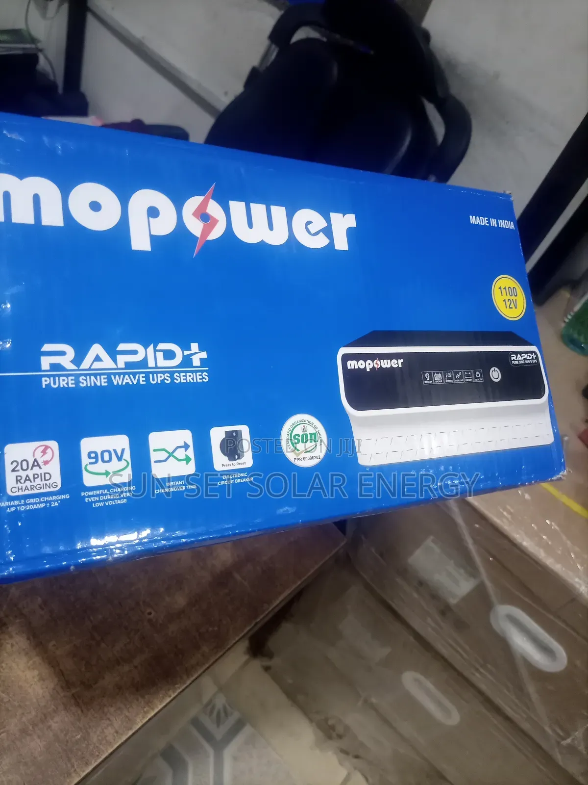Mopower Inverter 1.1kva 12v With 1year Warranty