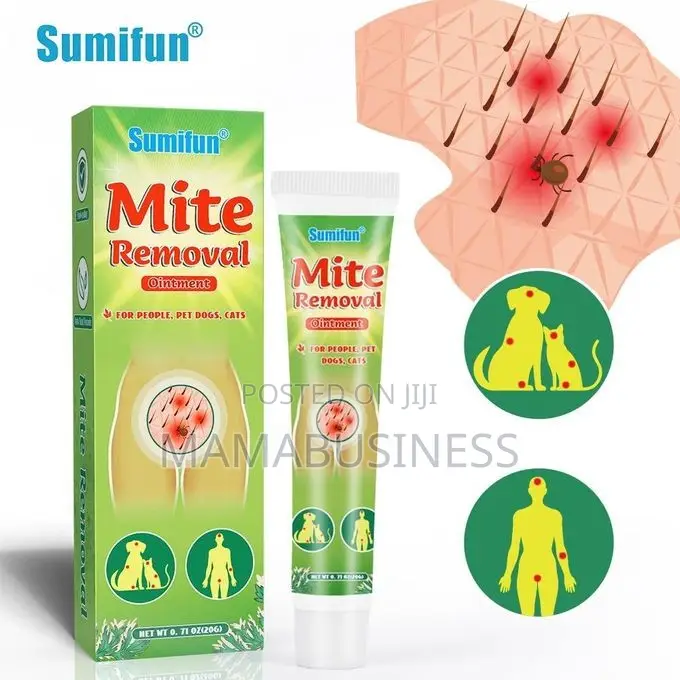 Sumifun Mite Removal Ointment For People, Pet Dog Cat-20g