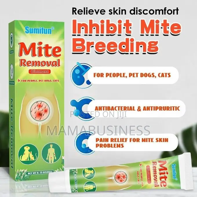 Sumifun Mite Removal Ointment For People, Pet Dog Cat-20g