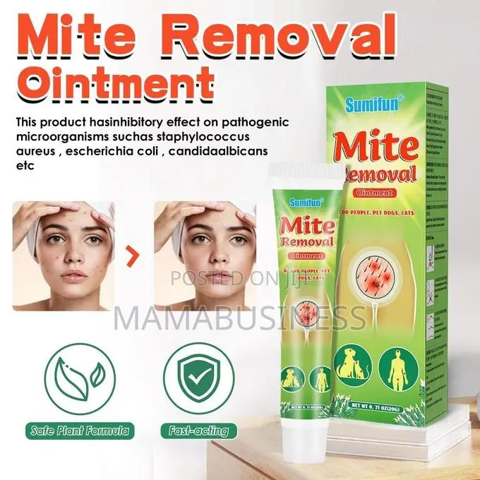 Sumifun Mite Removal Ointment For People, Pet Dog Cat-20g