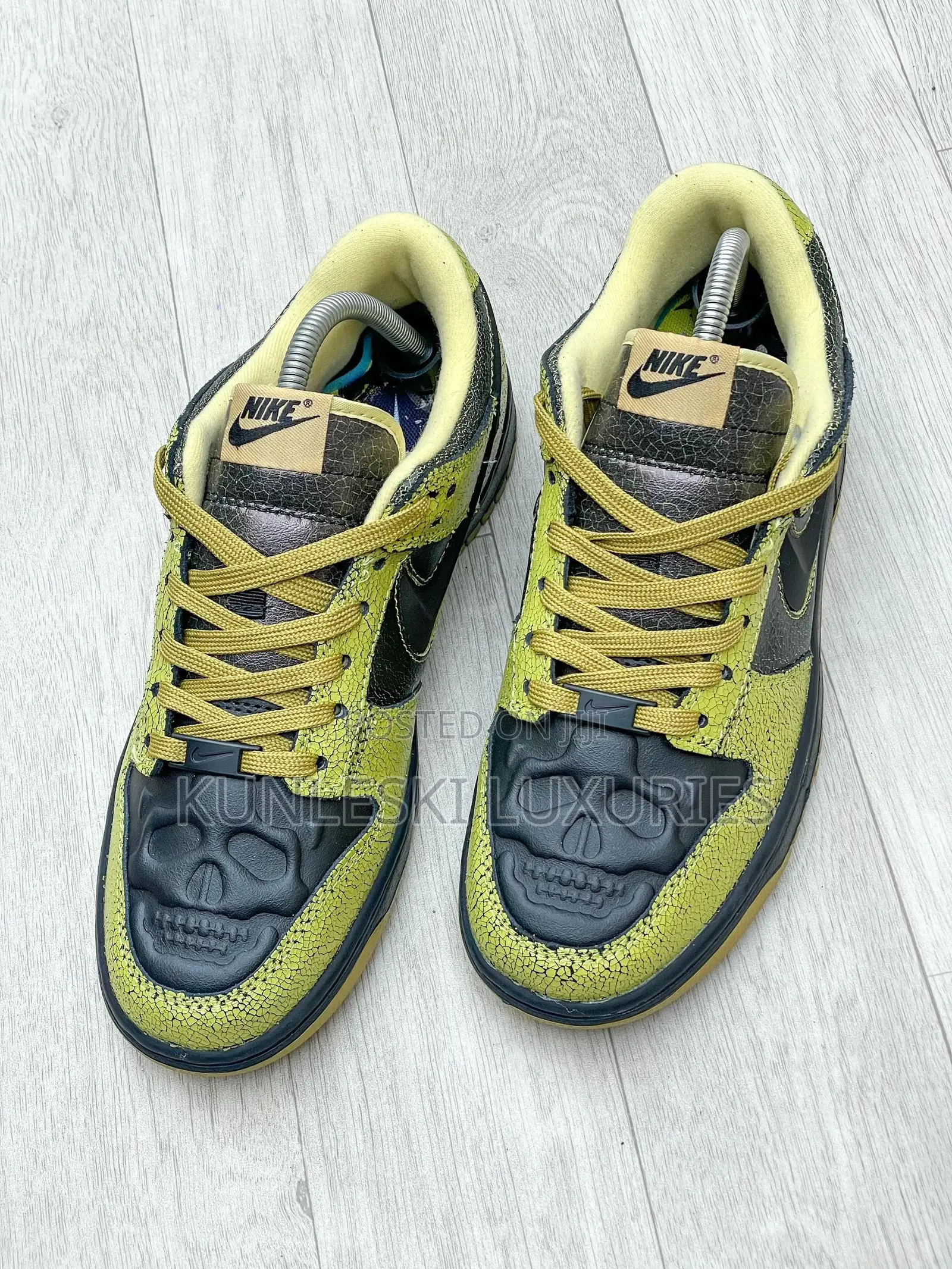Original Nike Air Force 1 Low Halloween Skull Sneakers