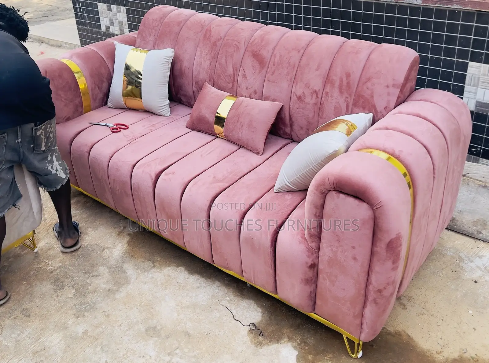 Modern Velvet Luxury Sofa
