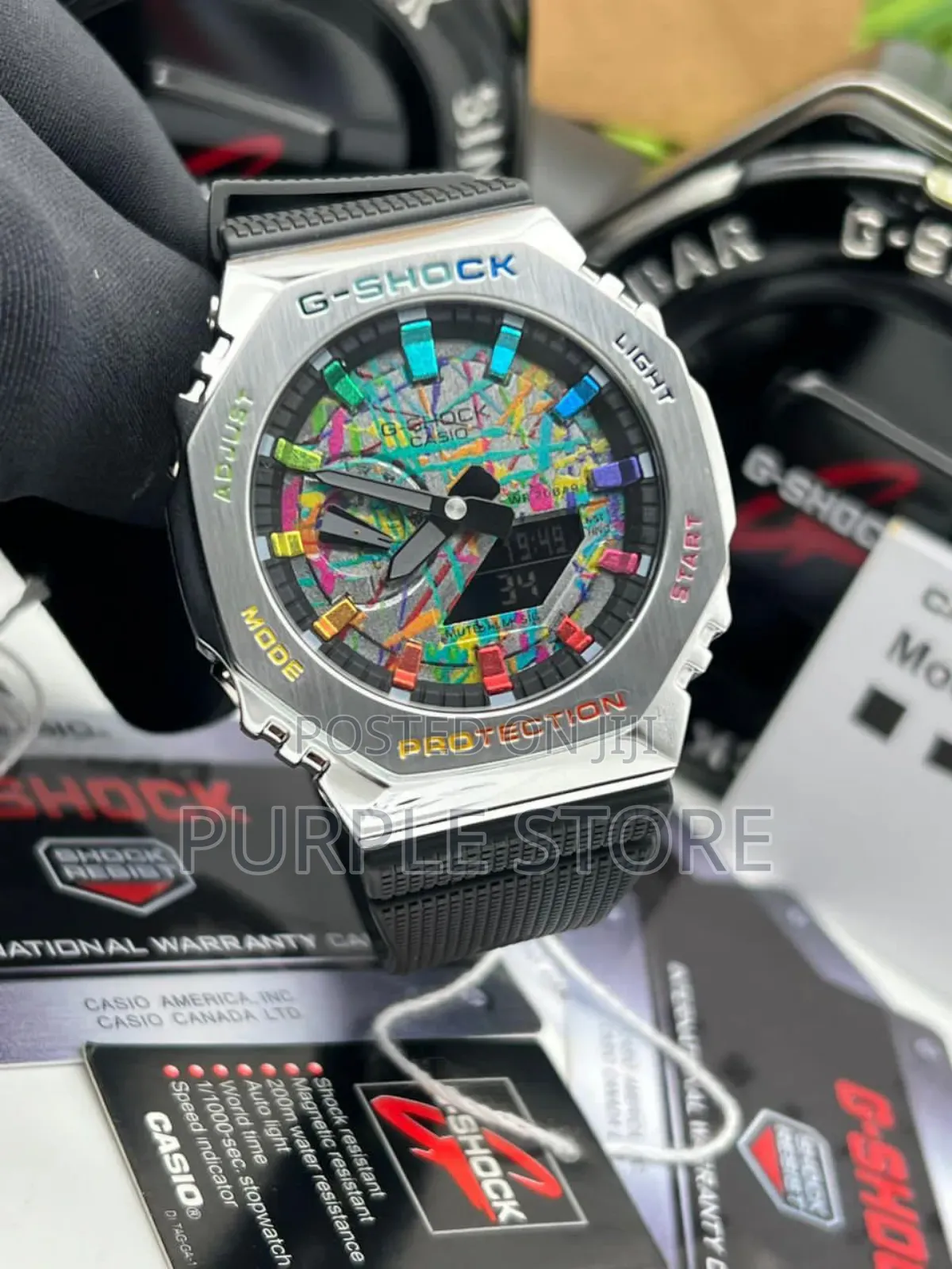 Gshock Ga 2100 Metal Black Strap