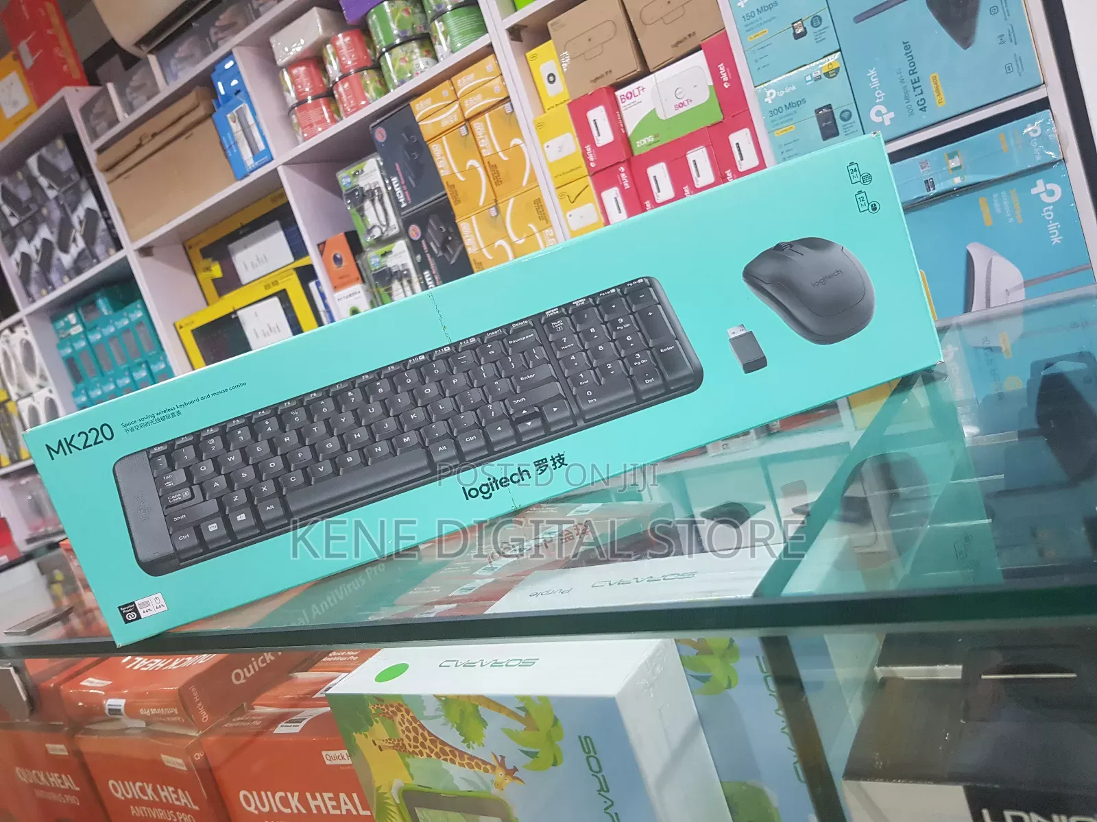 Logitech Wireless Keyboard and Mouse Combo MK220