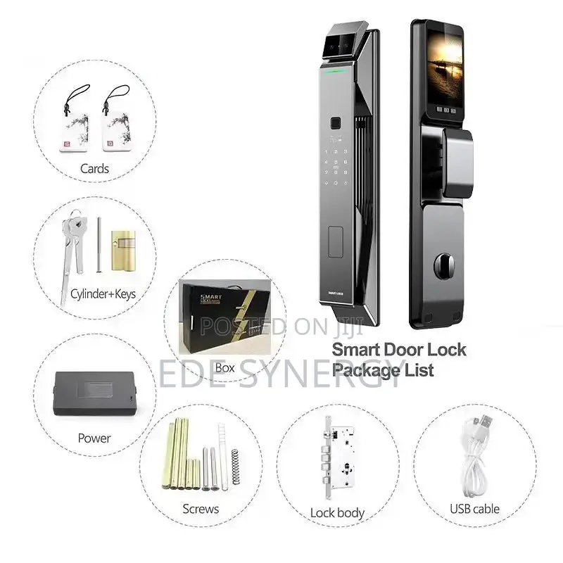 New Advanced Feature 3dfacial Recog. Smartlock for Villa