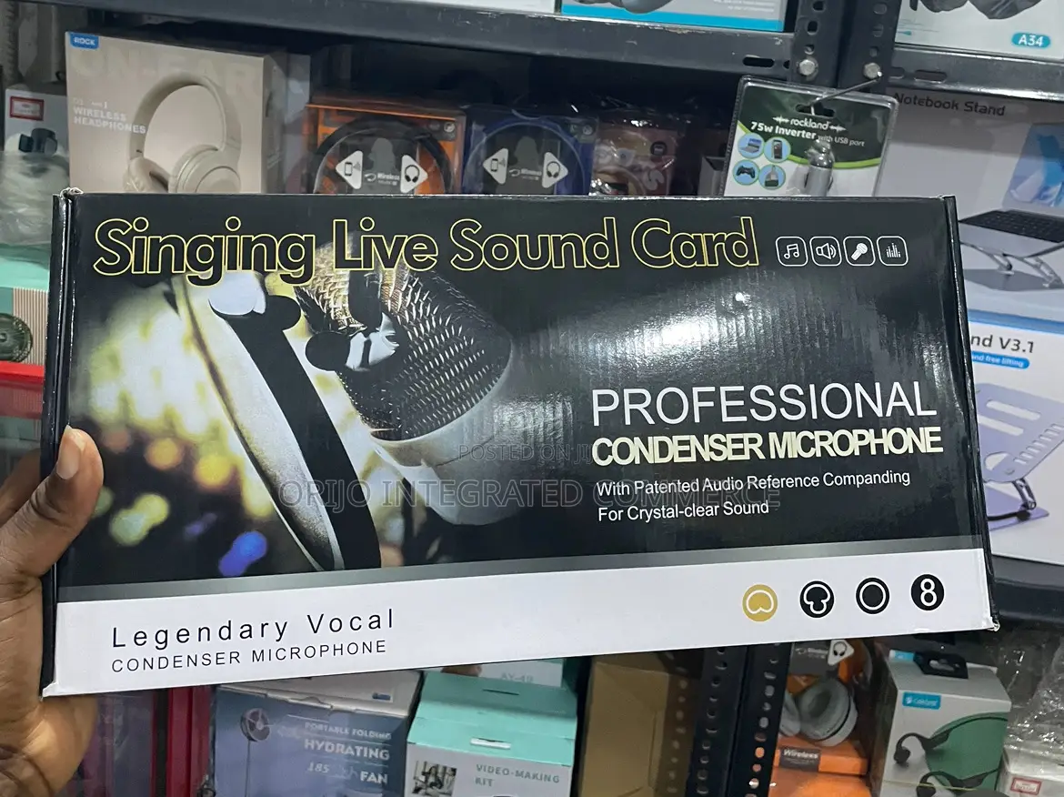 Professional Condenser Microphone With Patented Audio