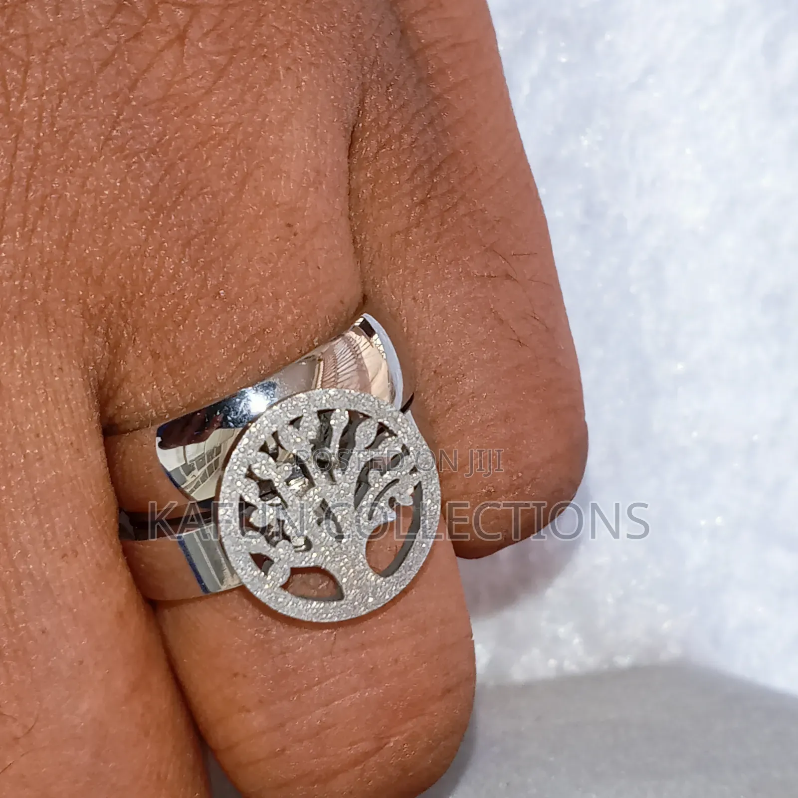Non-tarnishing Titanium Steel Female Wedding Rings - Size 6