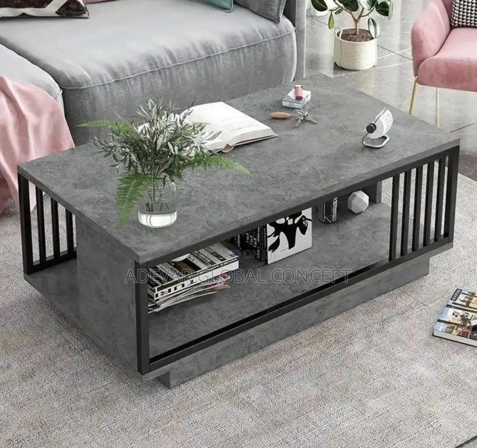 Quality Luxury Nordic Style Center Table (Not Real Marble)
