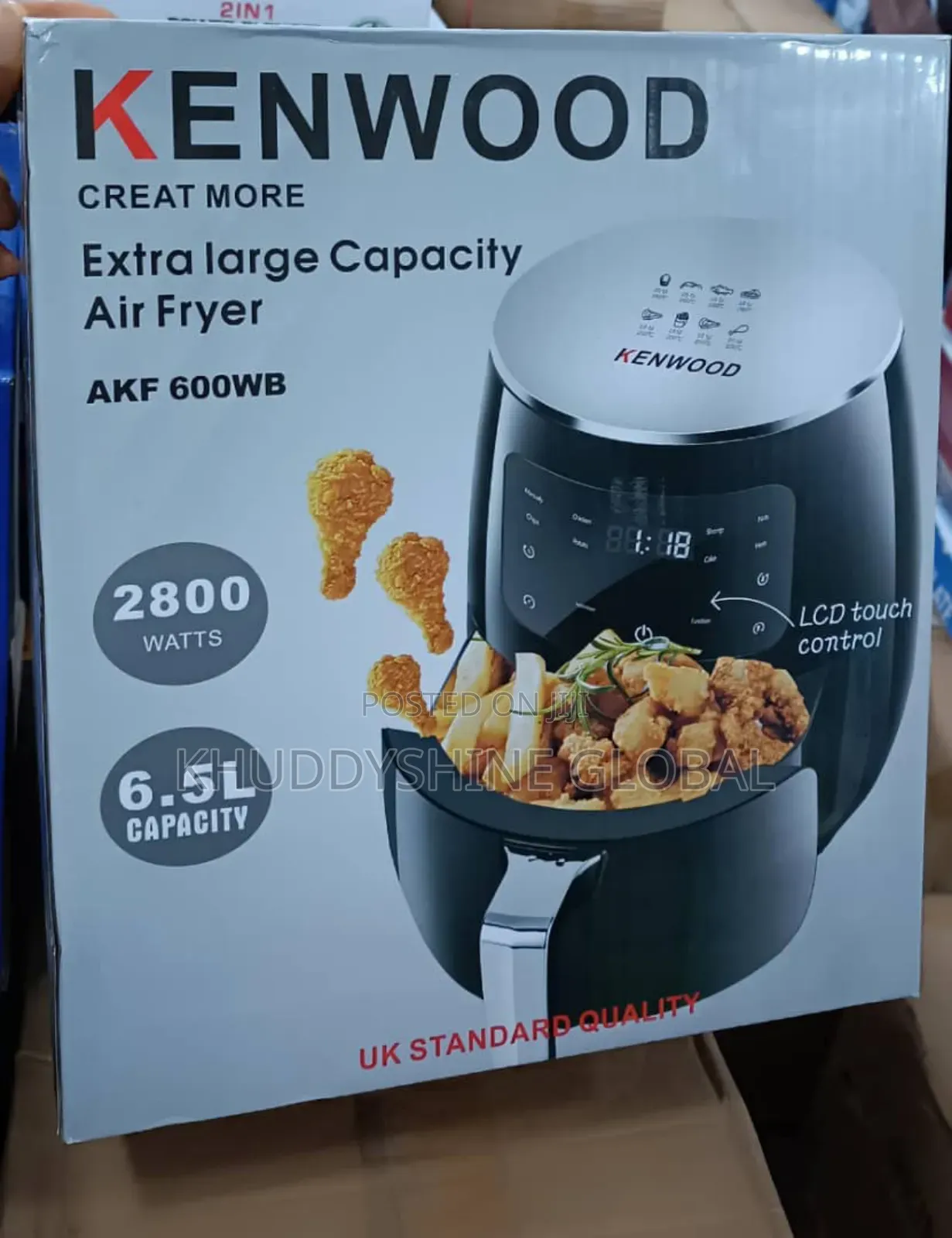 Kenwood 6.5L Extra Large Capacity Air Fryer