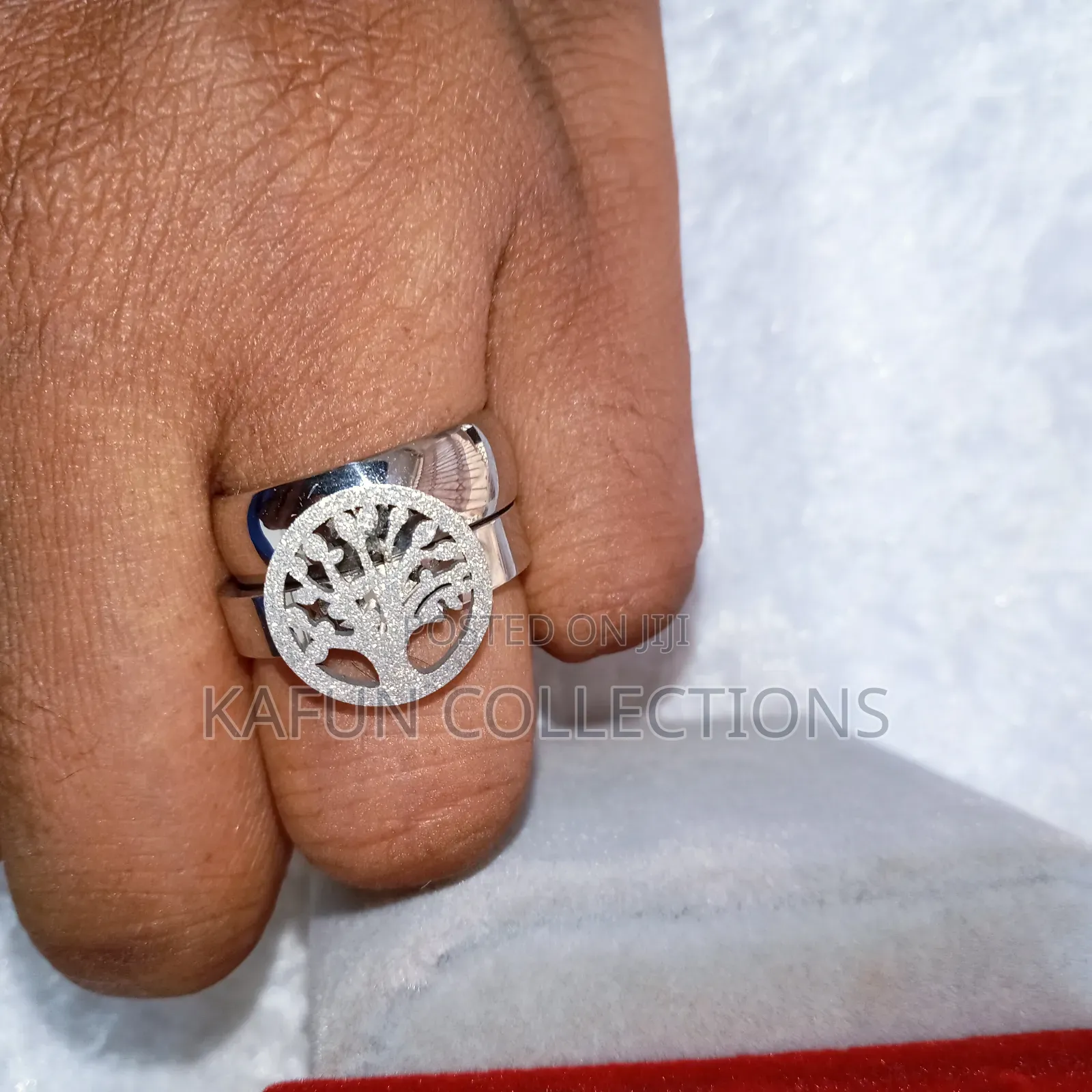 Non-tarnishing Titanium Steel Female Wedding Rings - Size 6