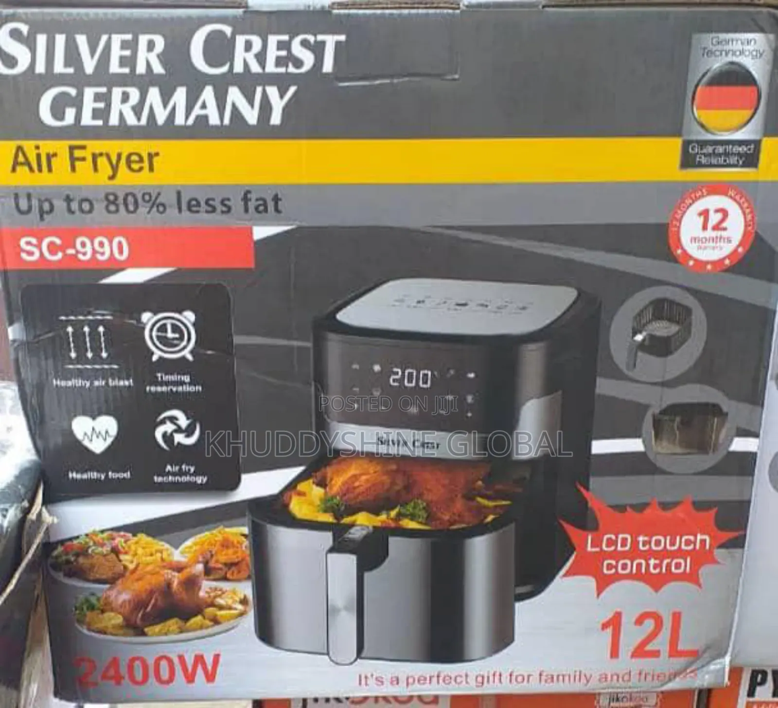 Silver Crest 12litre German Air Fryer