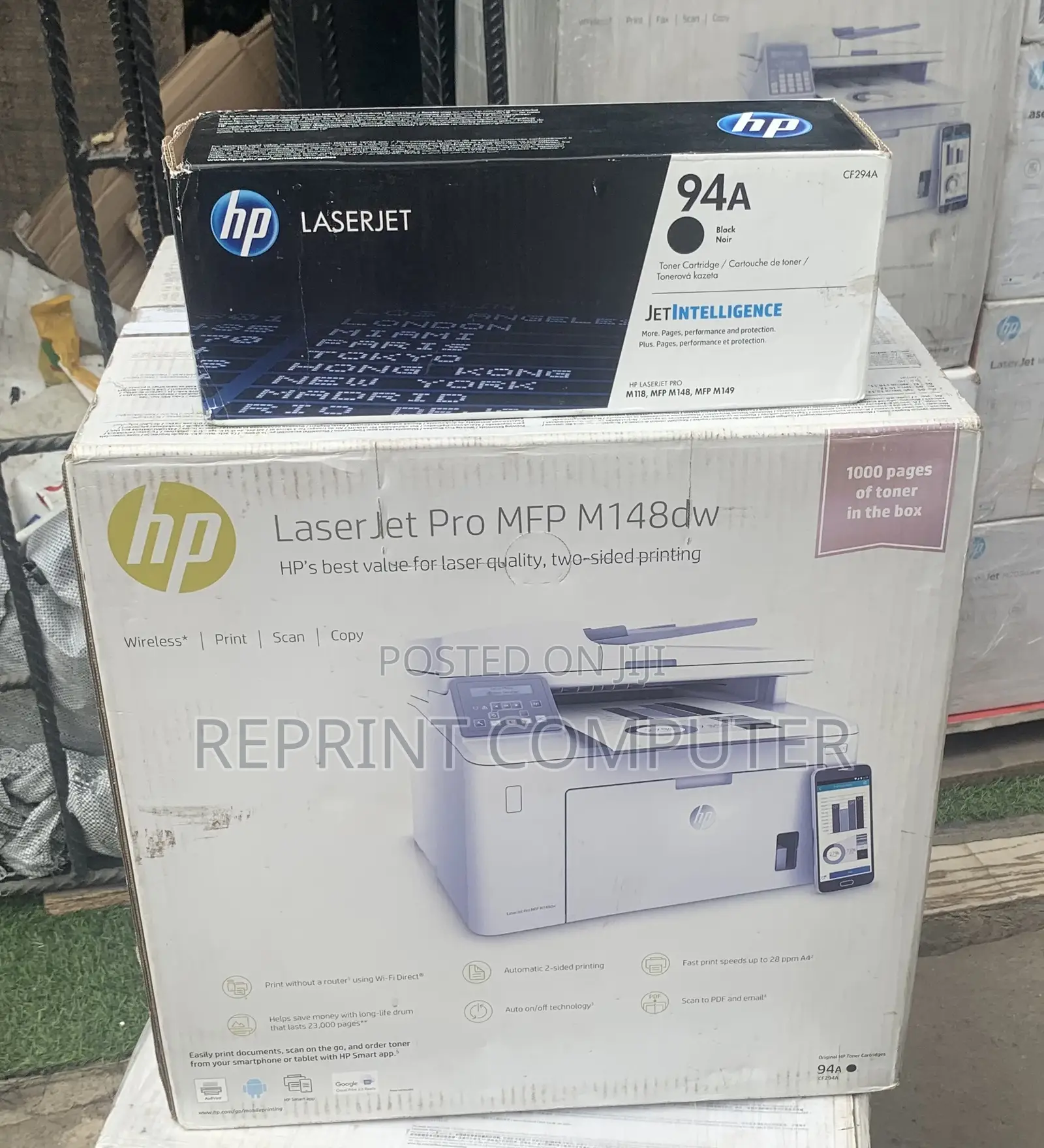 Hp Laserjet Pro M148dw All-in-One Printer With Extra Toner