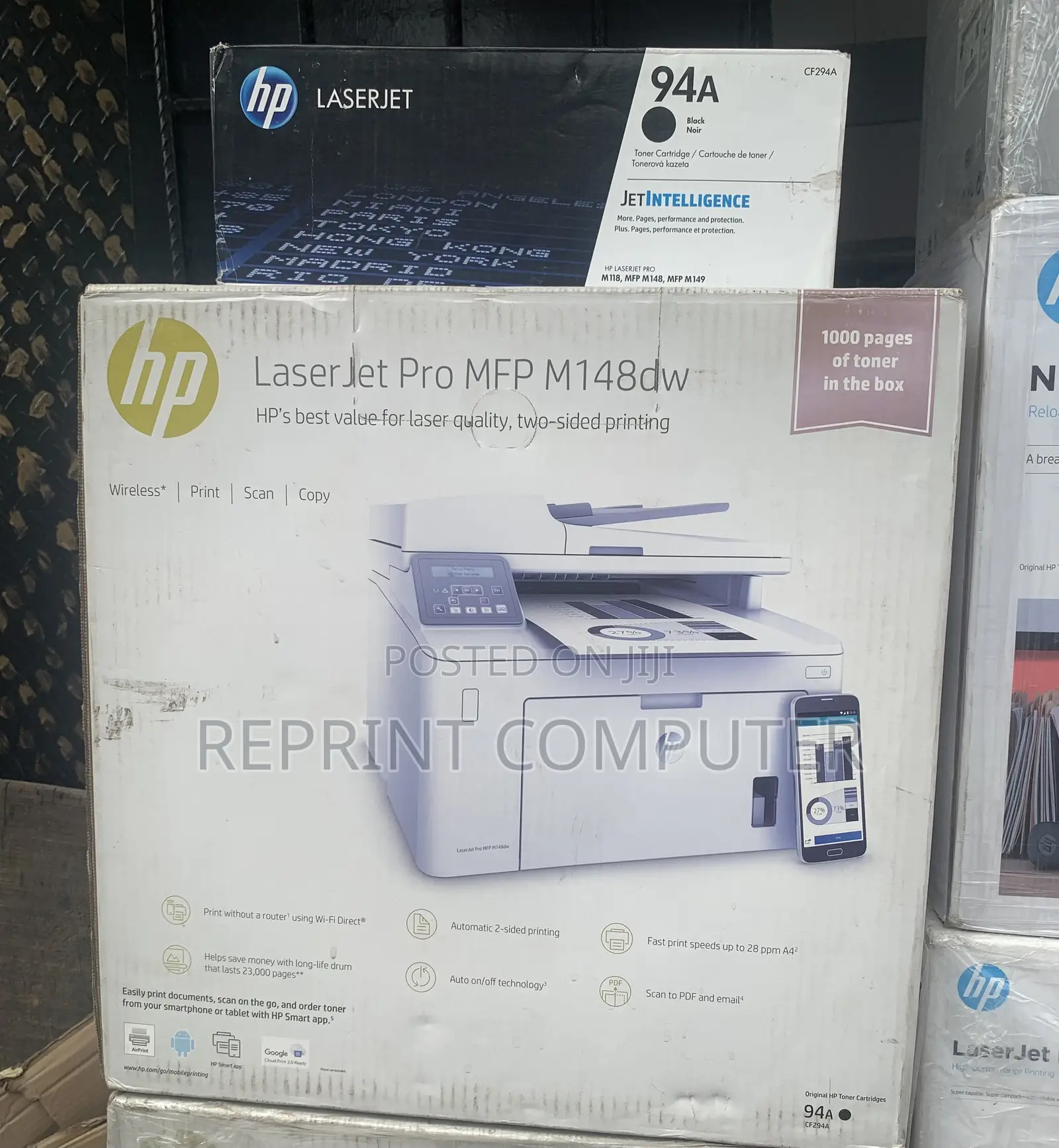 Hp Laserjet Pro M148dw All-in-One Printer With Extra Toner