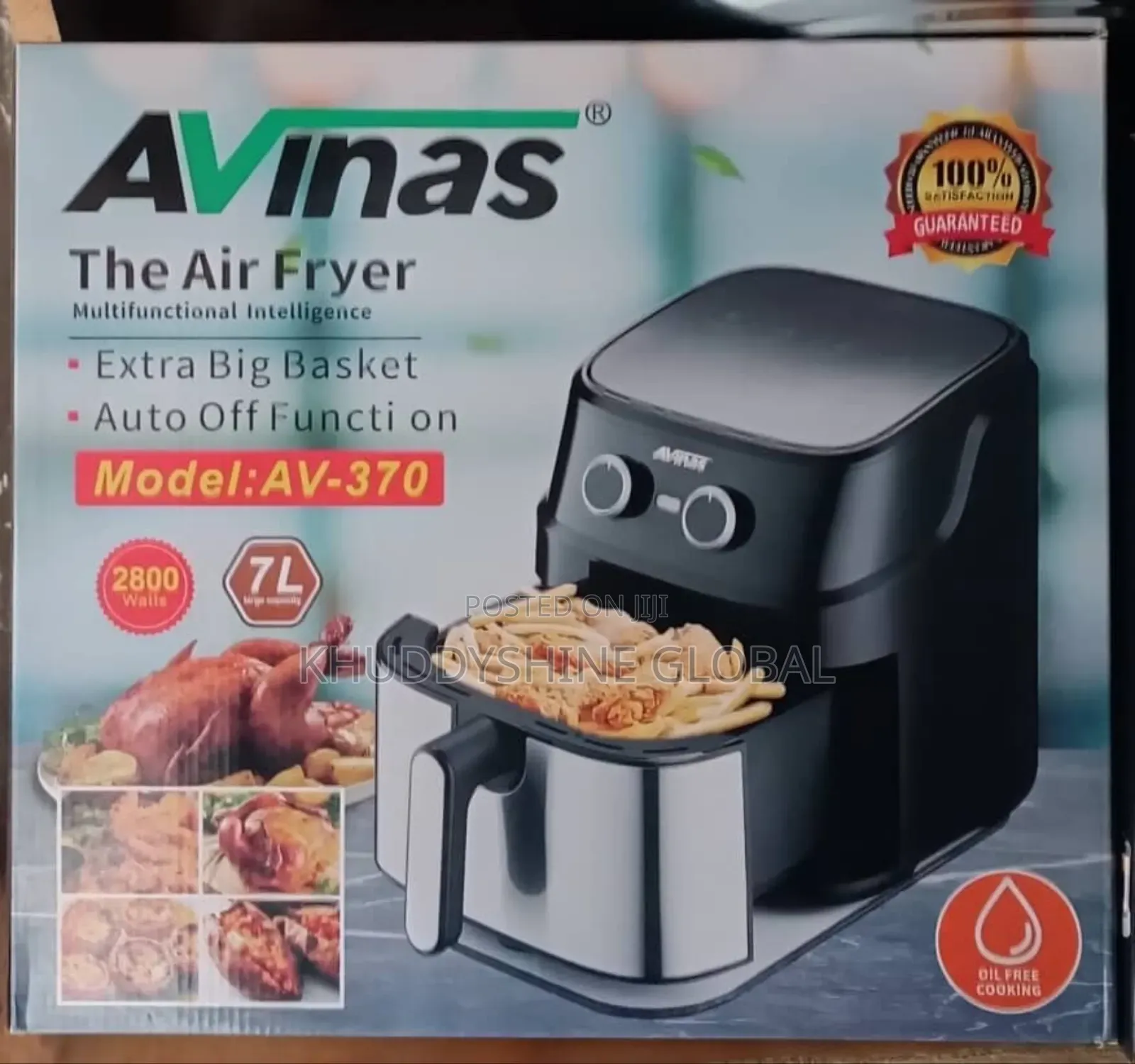 AVINAS 7L Air Fryer 2800watt