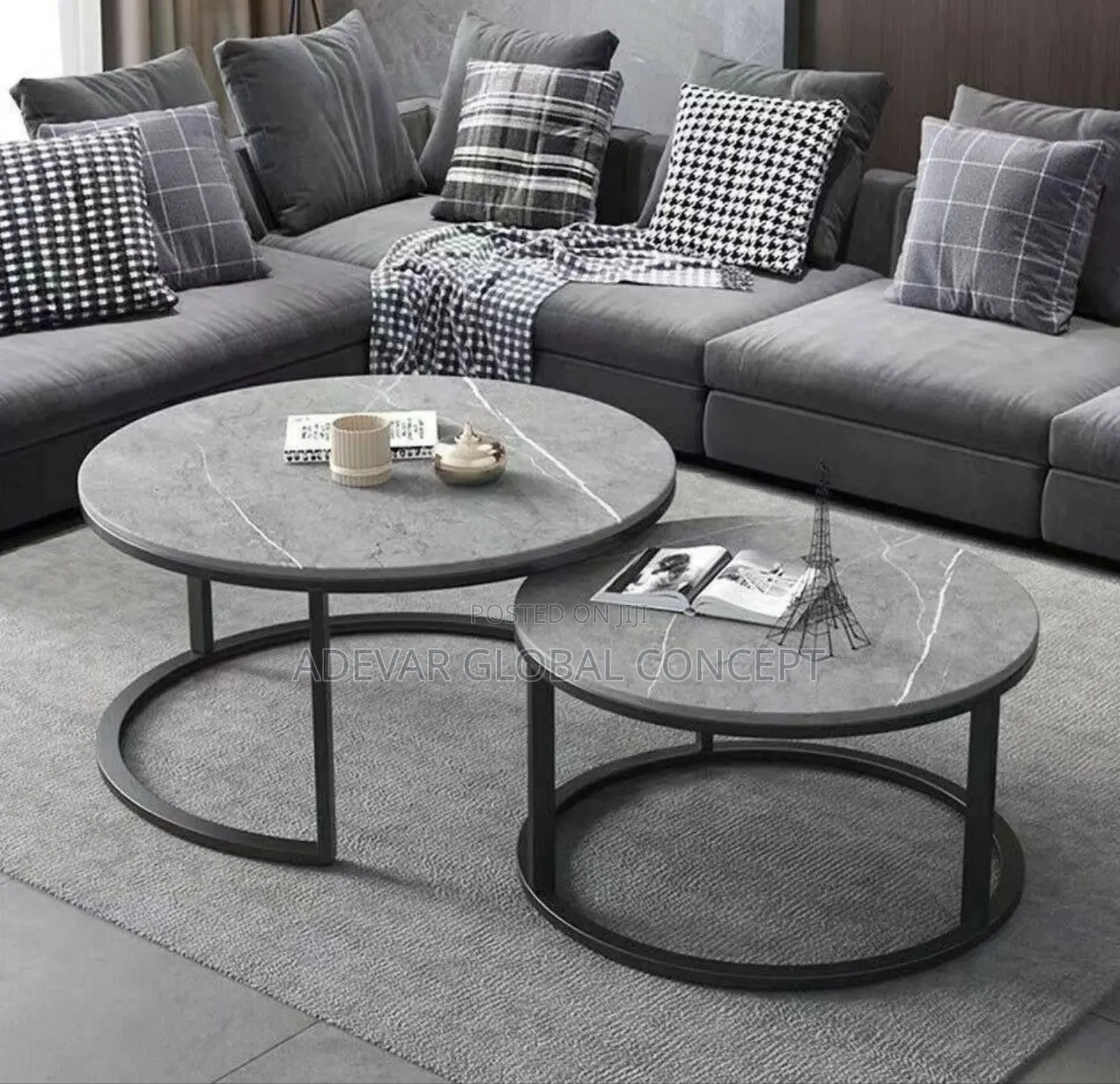 2 in 1 Nordic Center Table Grew New Design