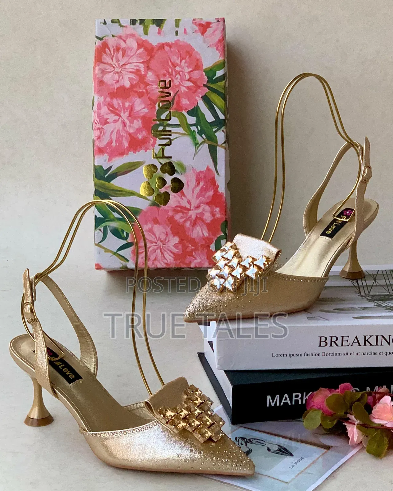 Balanced Party Medium Heels Sandals Half Shoes