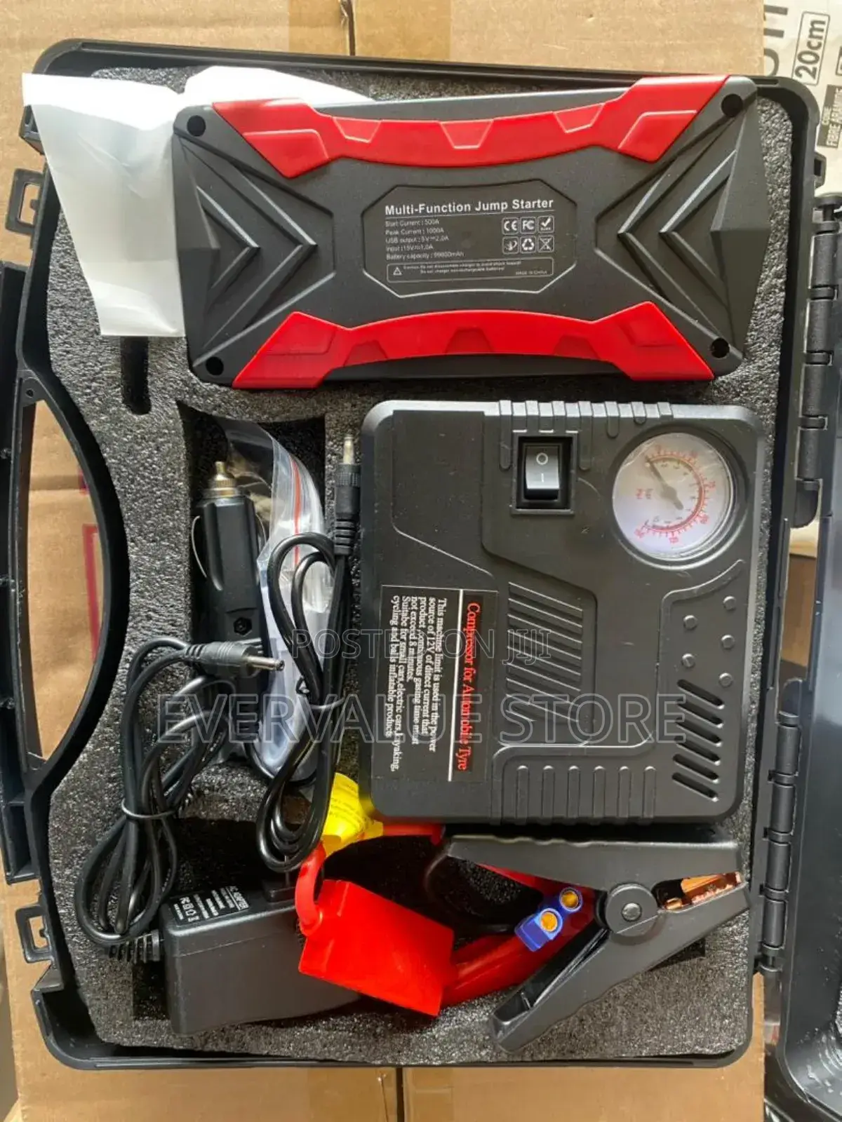 High Quality Jump Starter Power Bank 99800mah With Tyre Pump