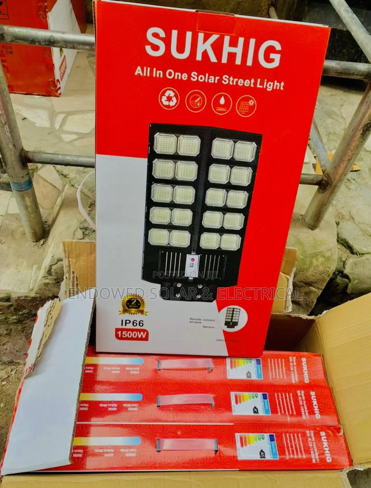 1500w Sukhig All in One Solar Street Lights