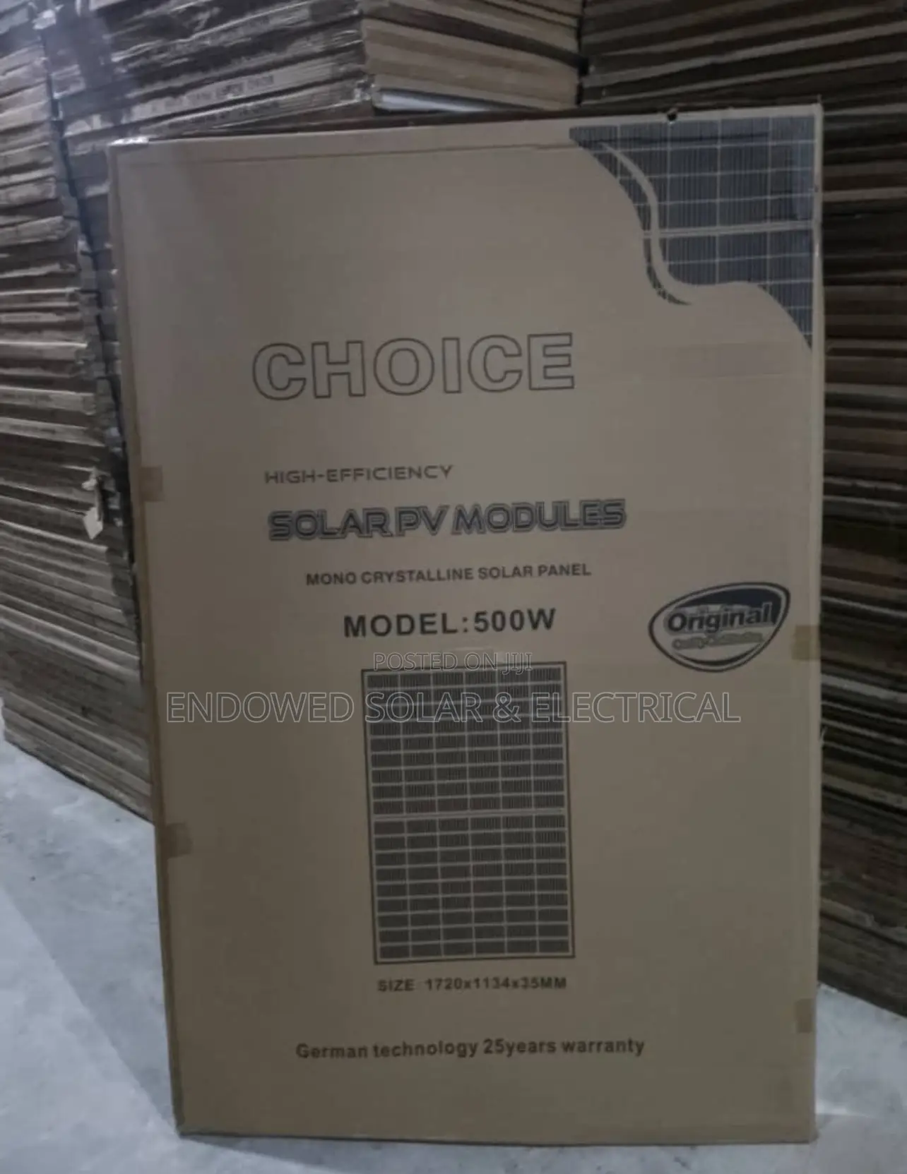 500w Brand New Choice Solar Panels Are Available in Stock