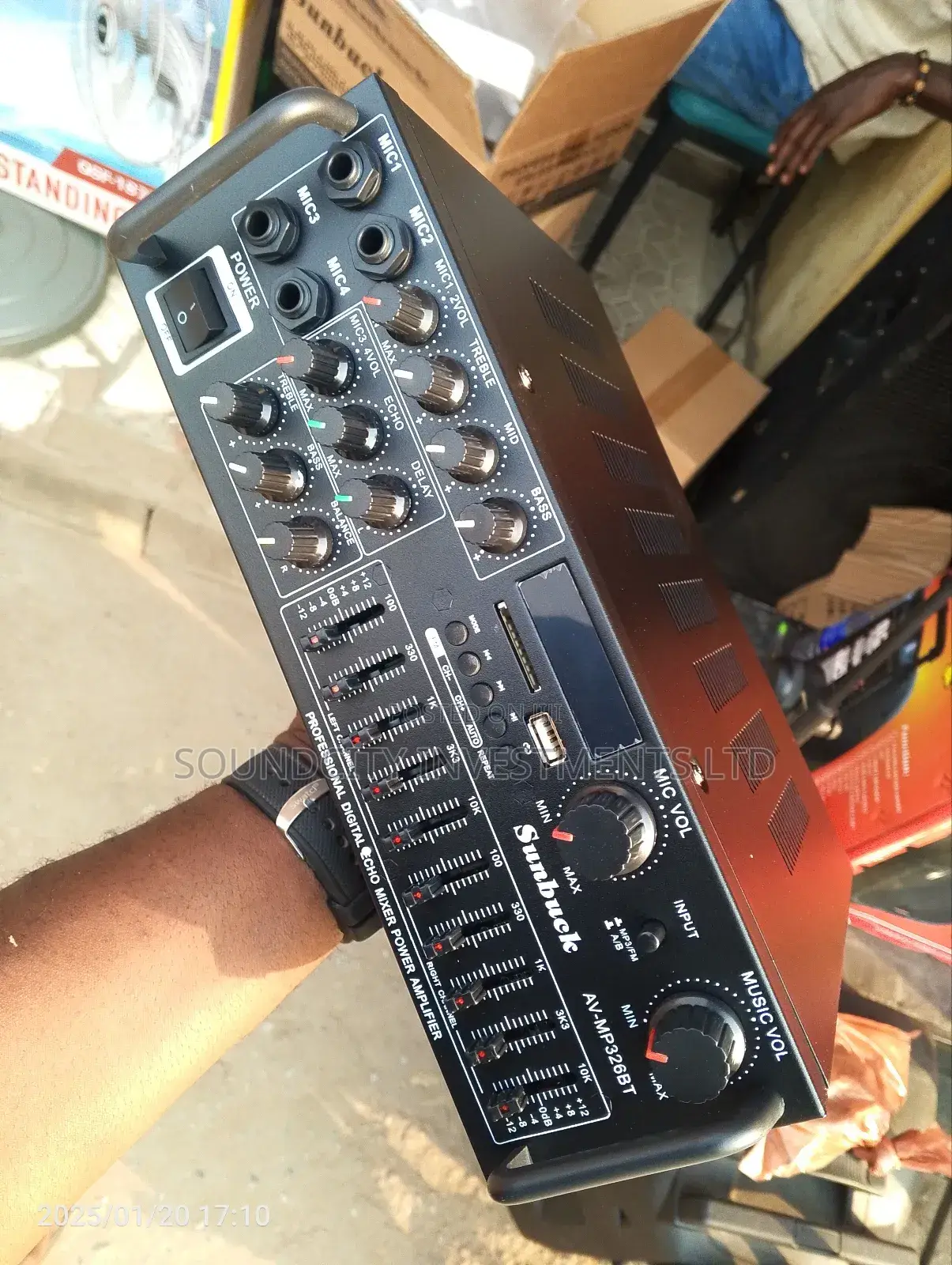 Sunbuck Stereo Amp For Wall Speakers & Ceiling Speakers.