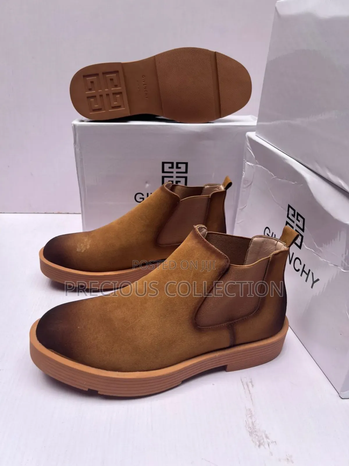 Givenchy Suede Brown Sole Ankle Shoe