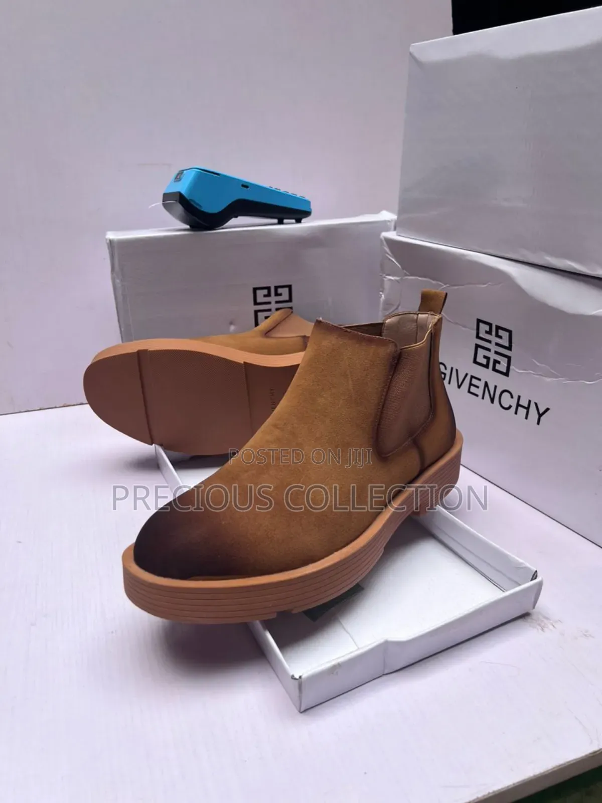 Givenchy Suede Brown Sole Ankle Shoe