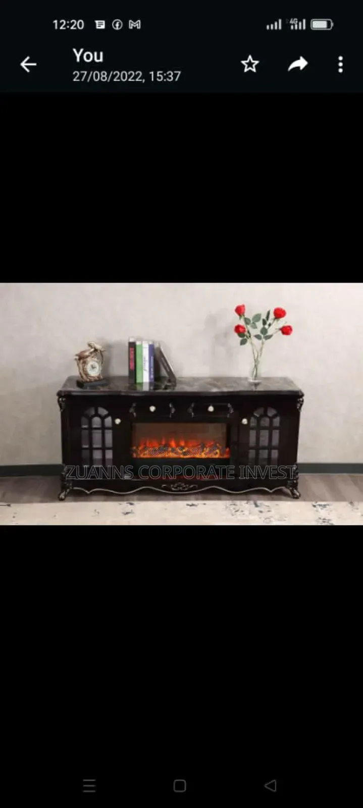 Fire Plate Tv Stand
