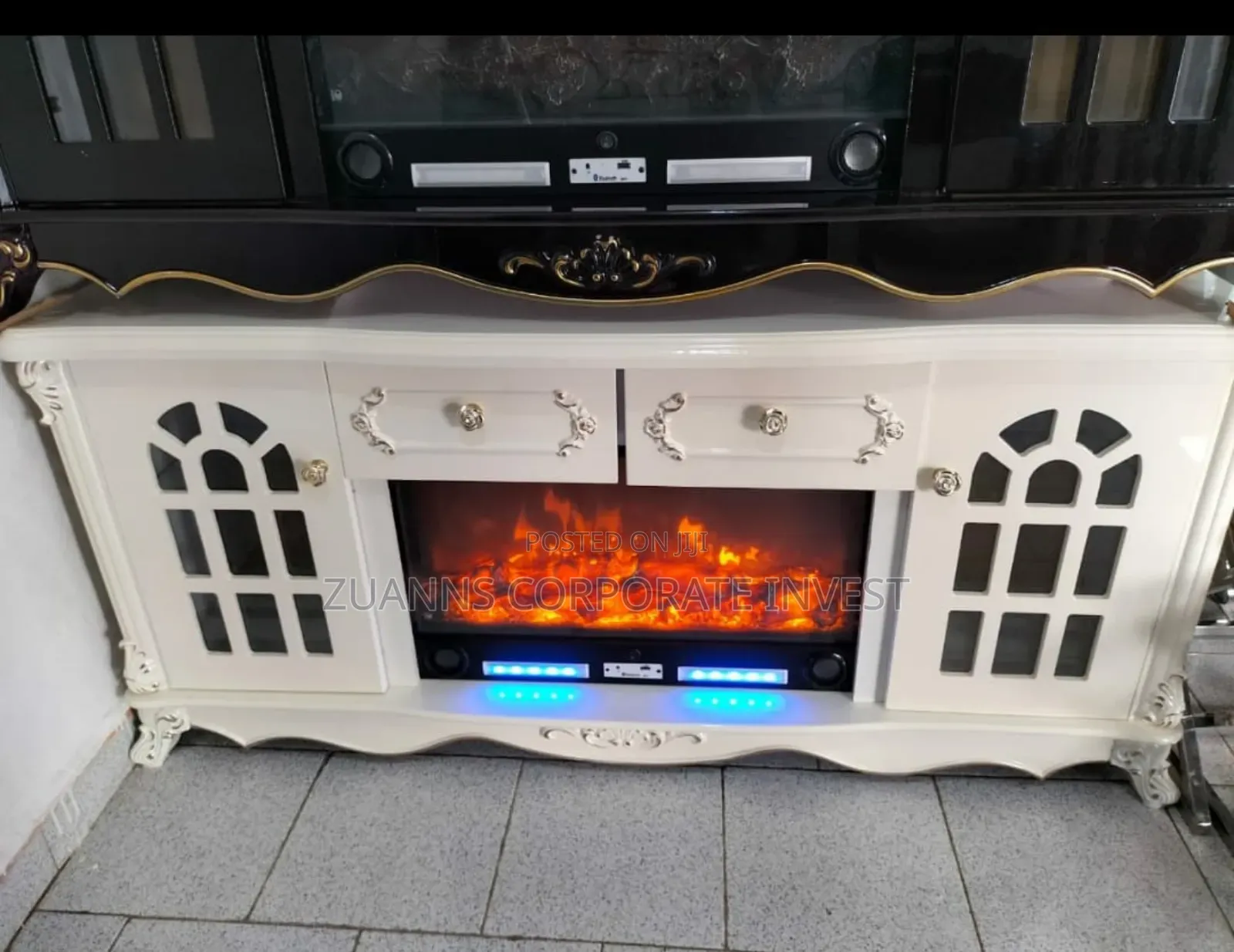 Fire Plate Tv Stand