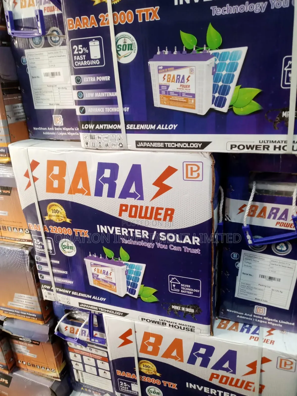 220ah 12v Bara Tubular Batteries