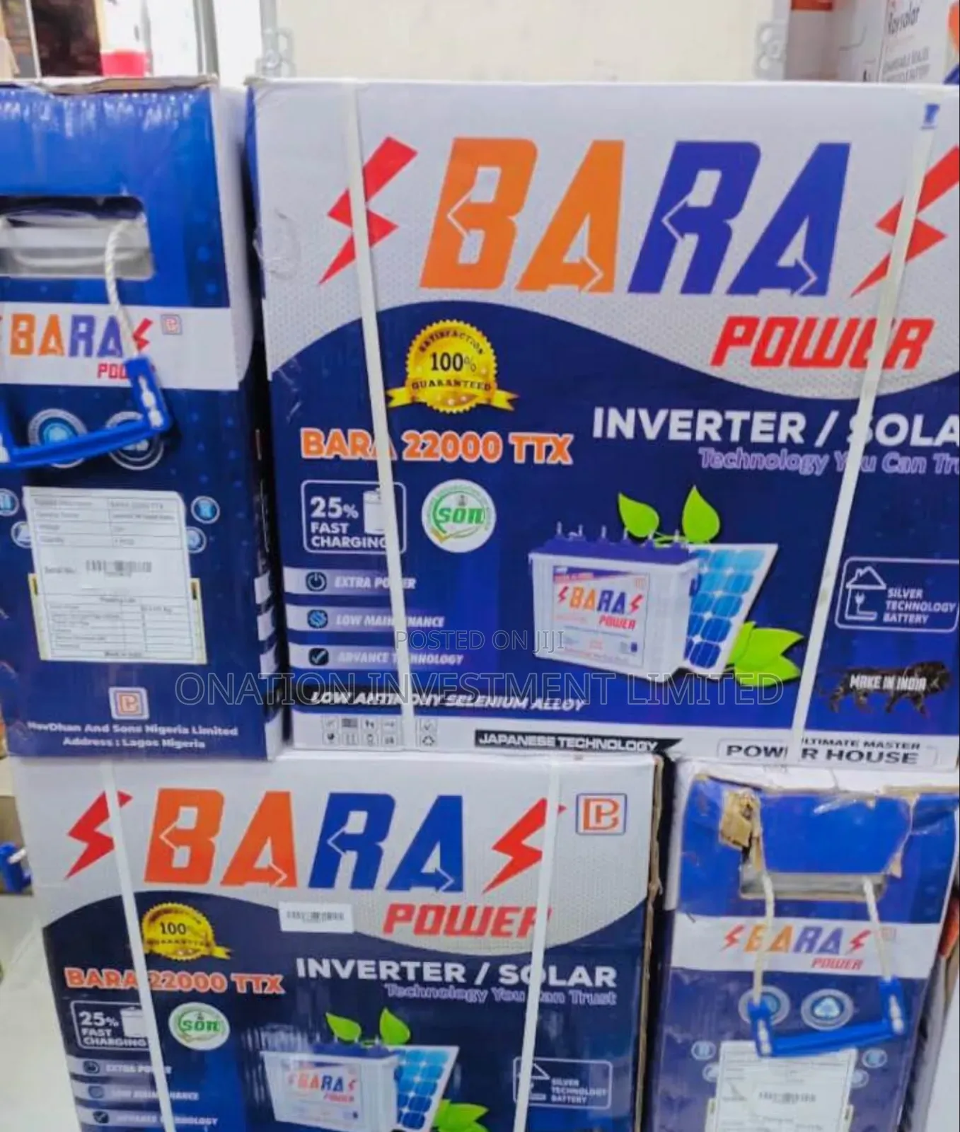 220ah 12v Bara Tubular Batteries