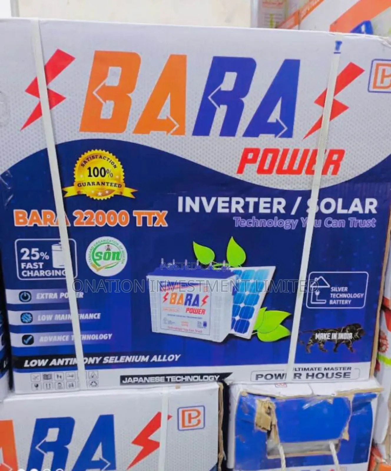 220ah 12v Bara Tubular Batteries