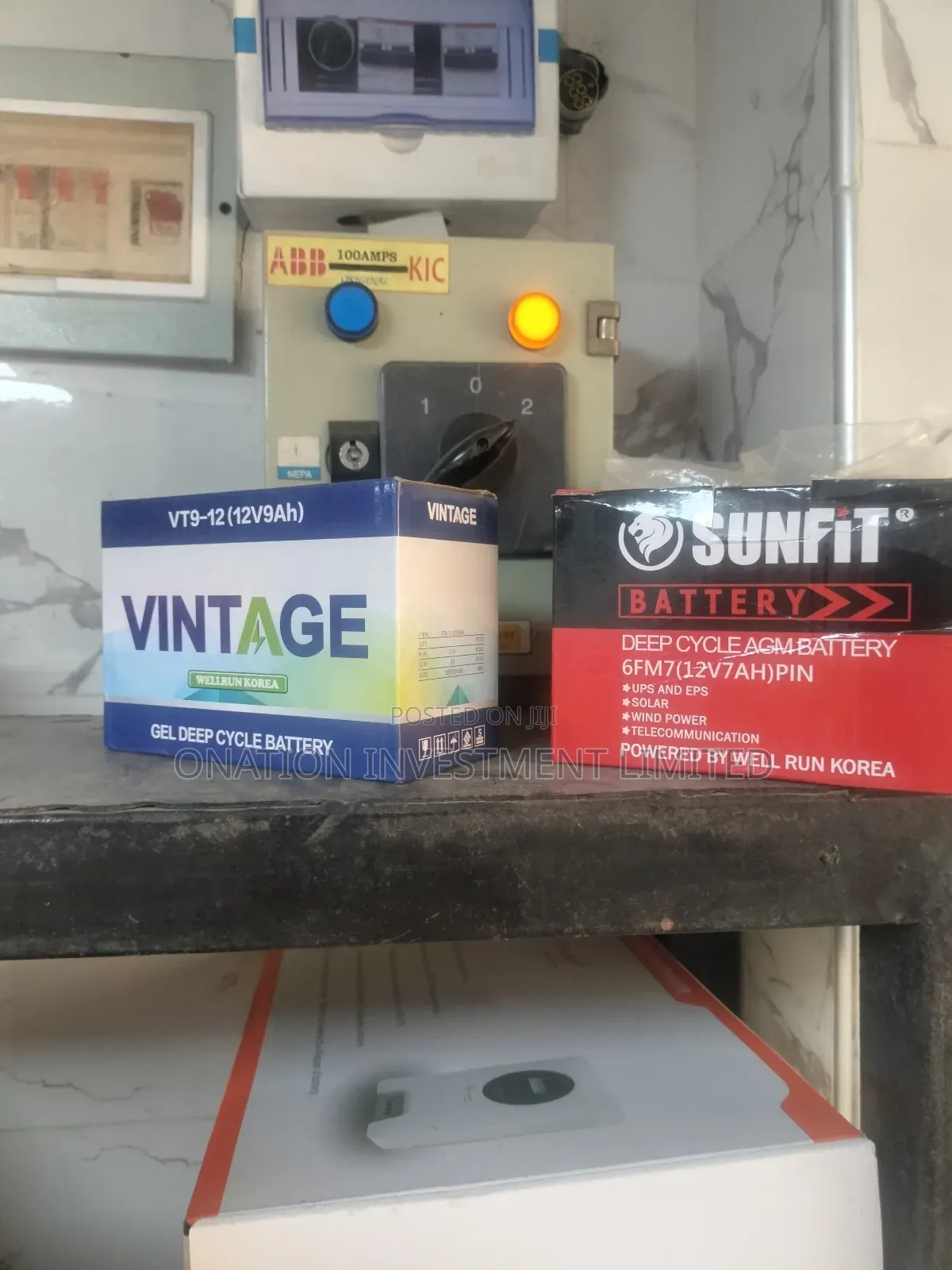 9ah 12v Vintage Solar Battery