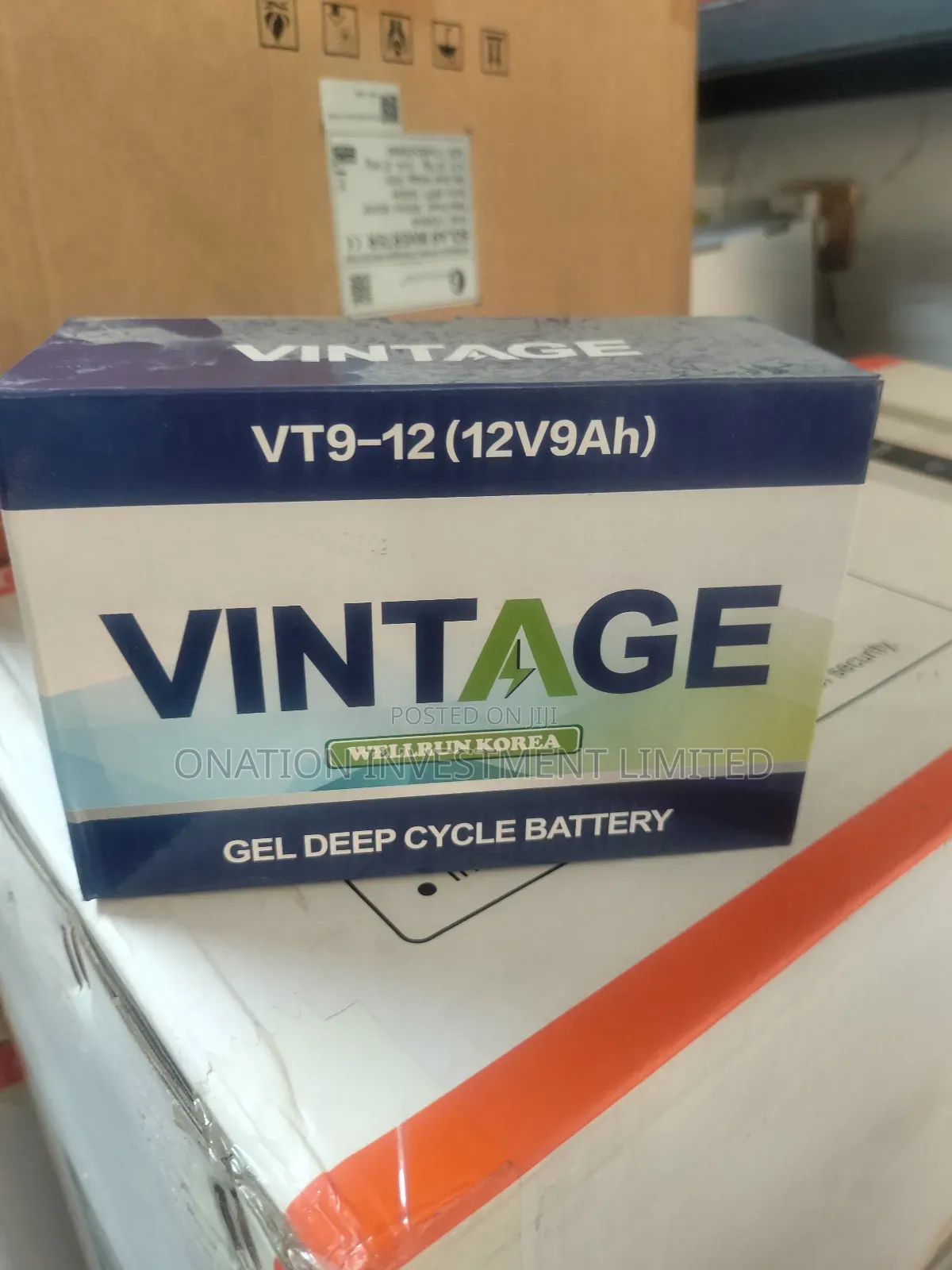9ah 12v Vintage Solar Battery