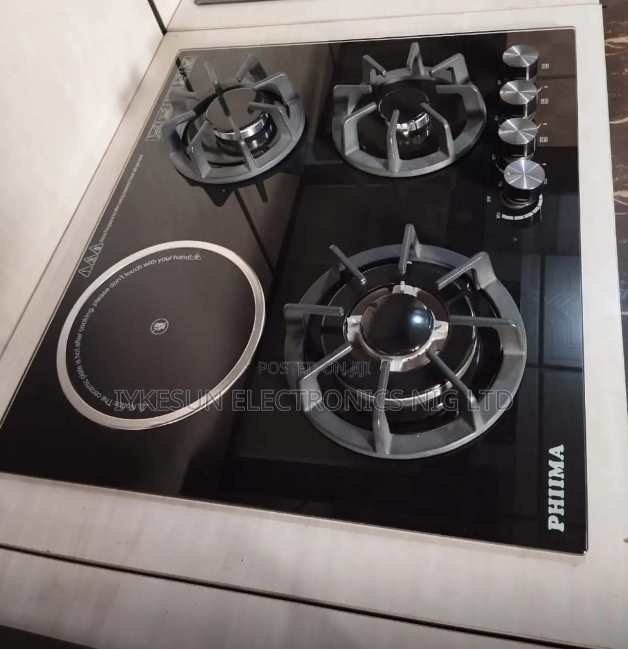 Original Phiima Luxury Inbuilt Gas Ele Cooker 60x60cmm Etc