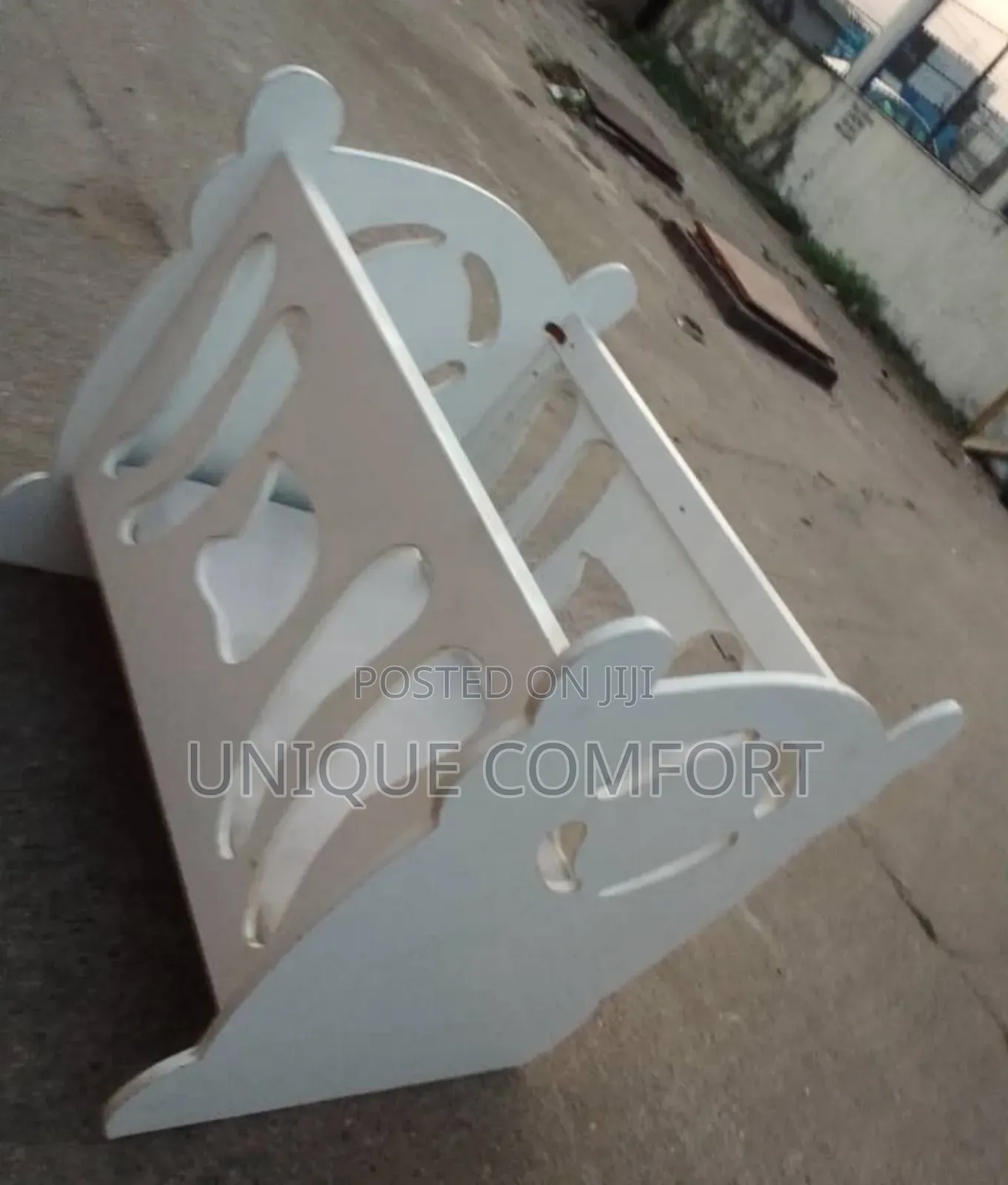 Imported Beautiful White Bed With Underneath Drawers