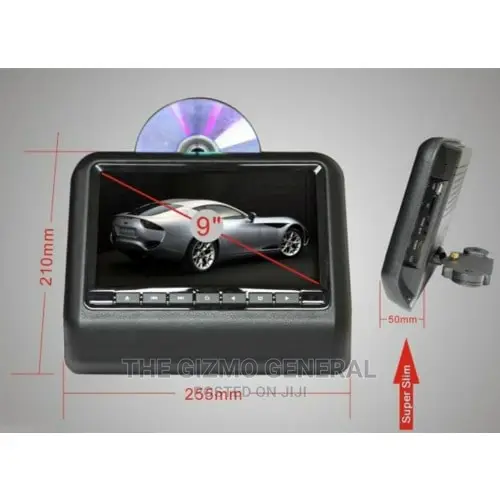 9' HD Universal Car Headrest DVD Player
