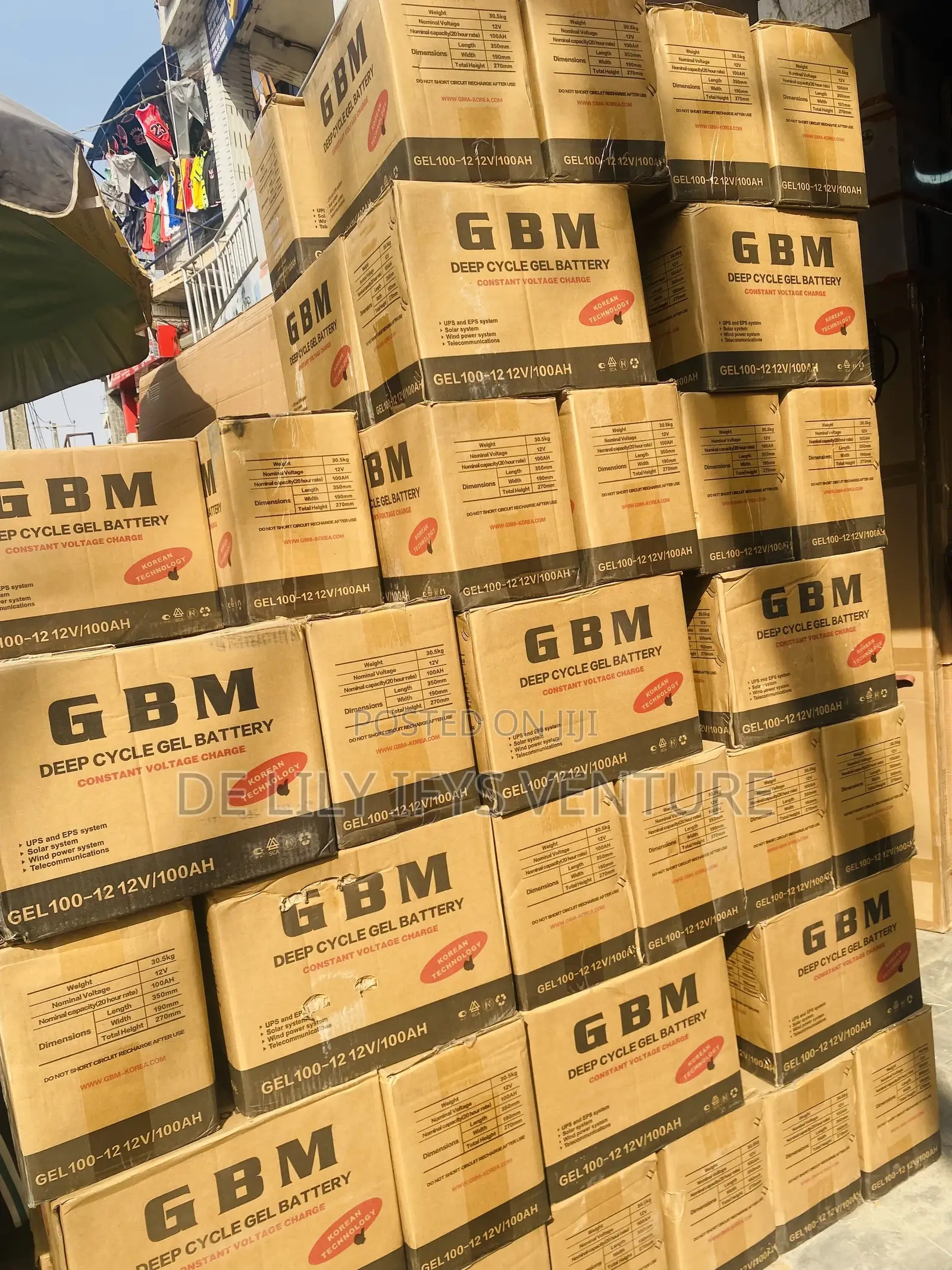 GBM 100ah Solar Battery