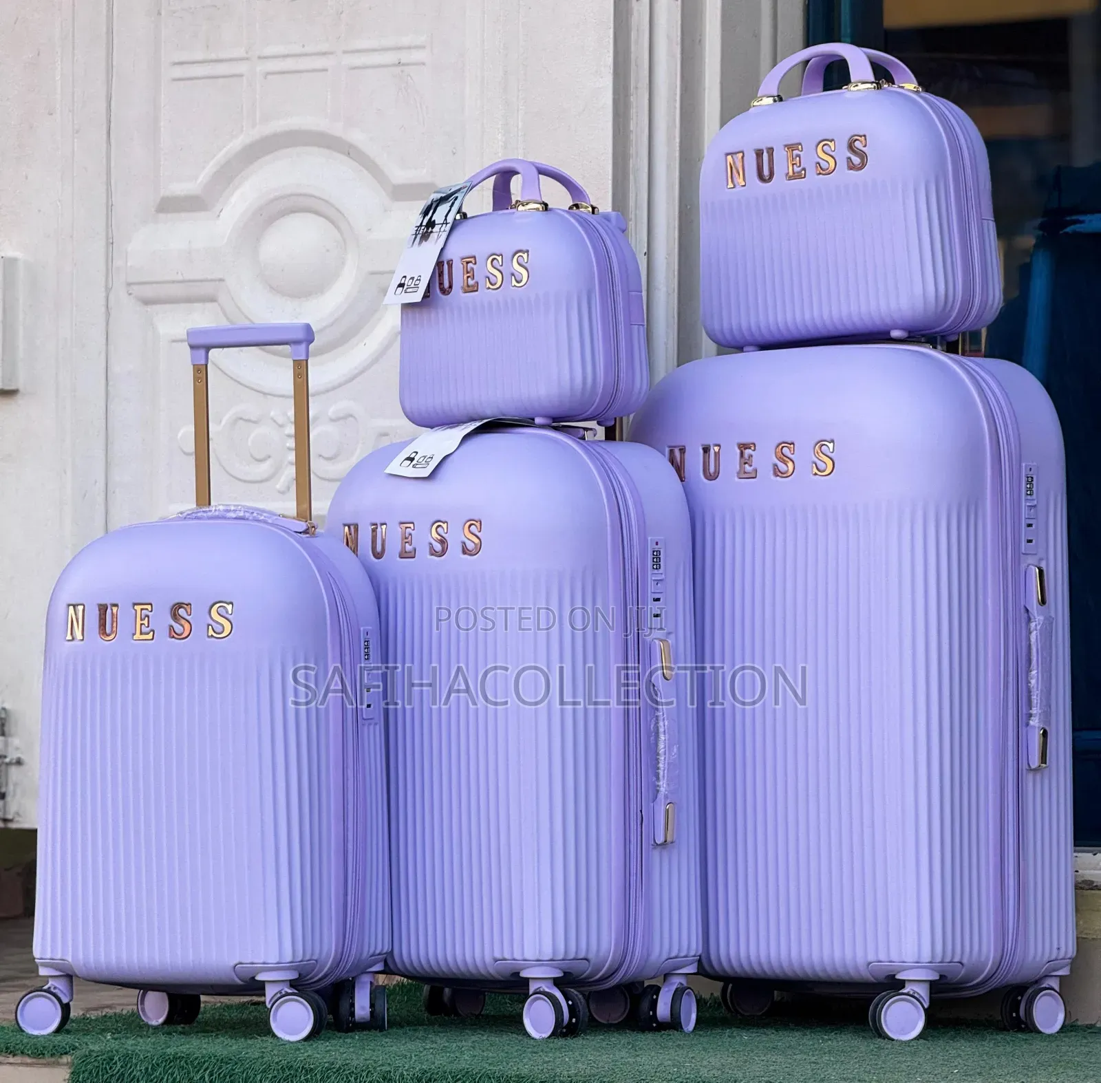 Set of 5 Colourful Luggages