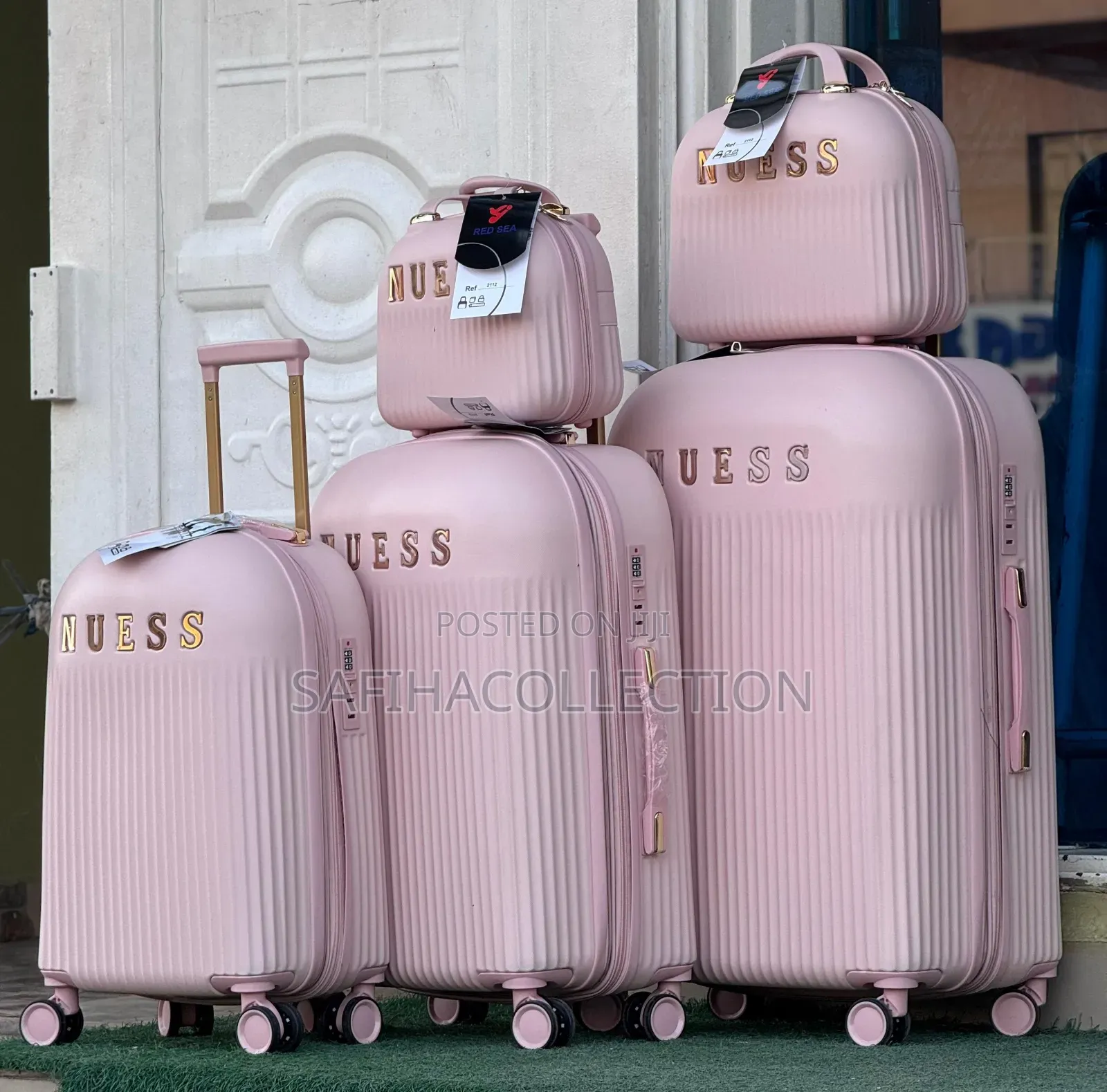 Set of 5 Colourful Luggages