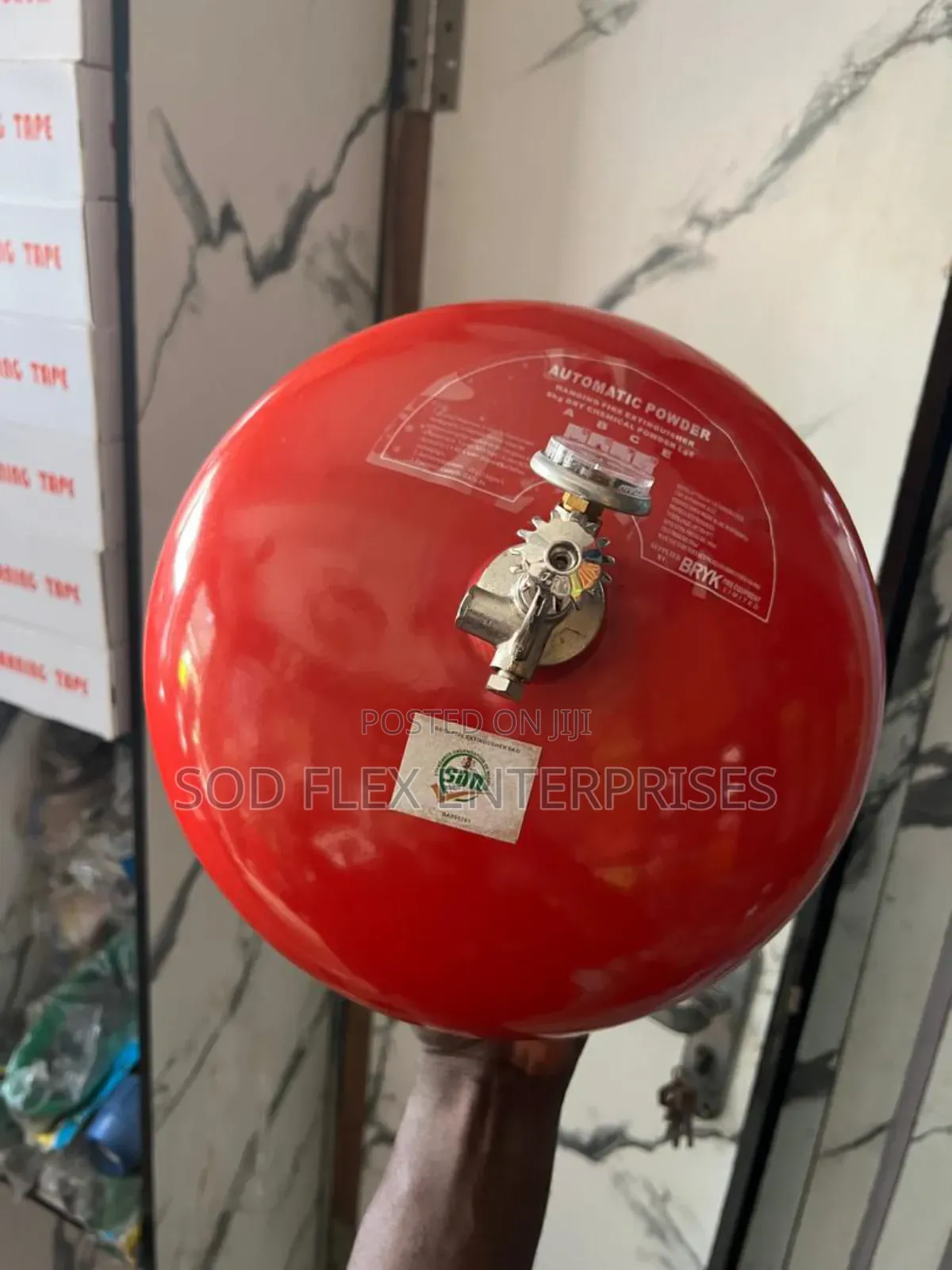 6kg Brand New Powder Automatic Fire Extinguisher🧯