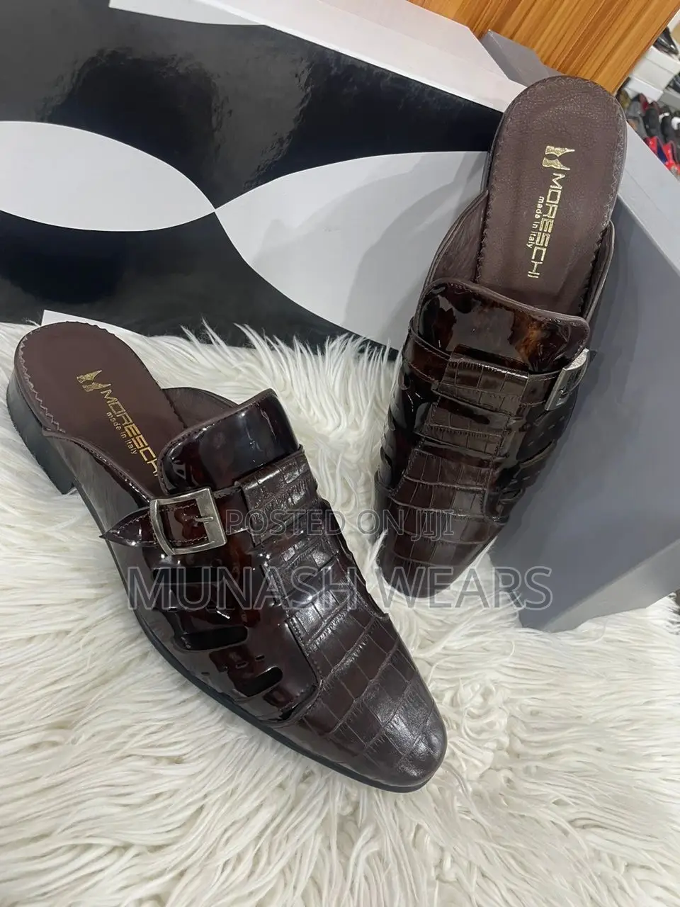 Italian Luxury Moreschi Half Shoe